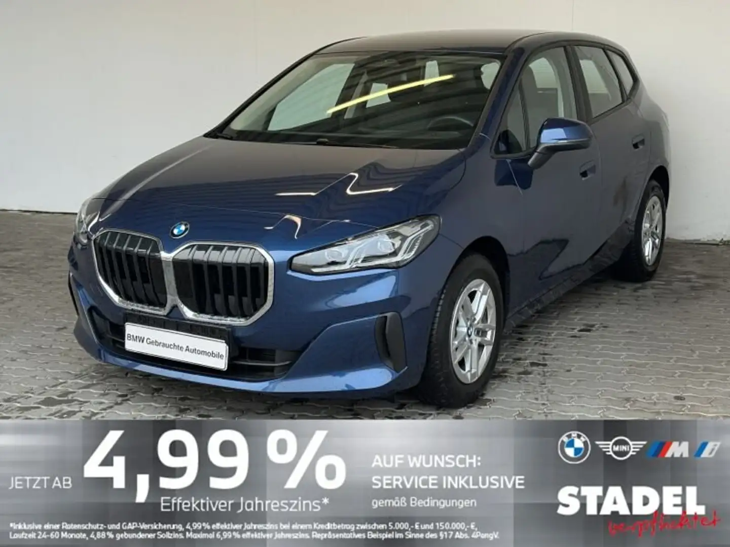 BMW 218 d Active Tourer Navi.LED.ACC.RFK.KomfZg.KomfZ Blau - 2