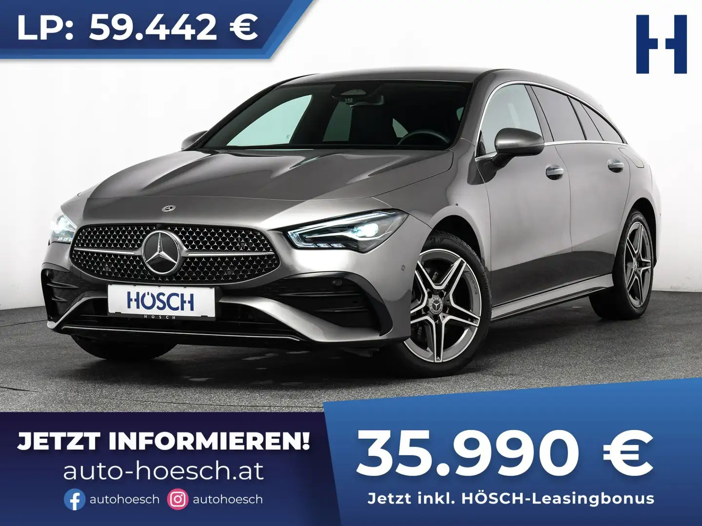 Mercedes-Benz CLA 250 e SB AMG EXTRAS NEUWERTIG -39% Grau - 1
