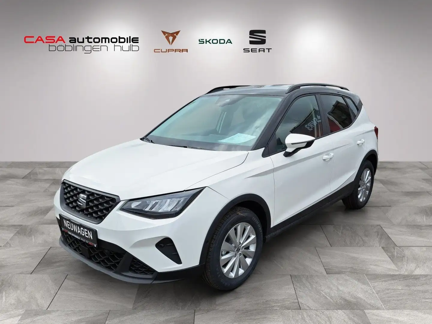 SEAT Arona Style 1.0 TSI Klima Kamera PDC SHZ Weiß - 1