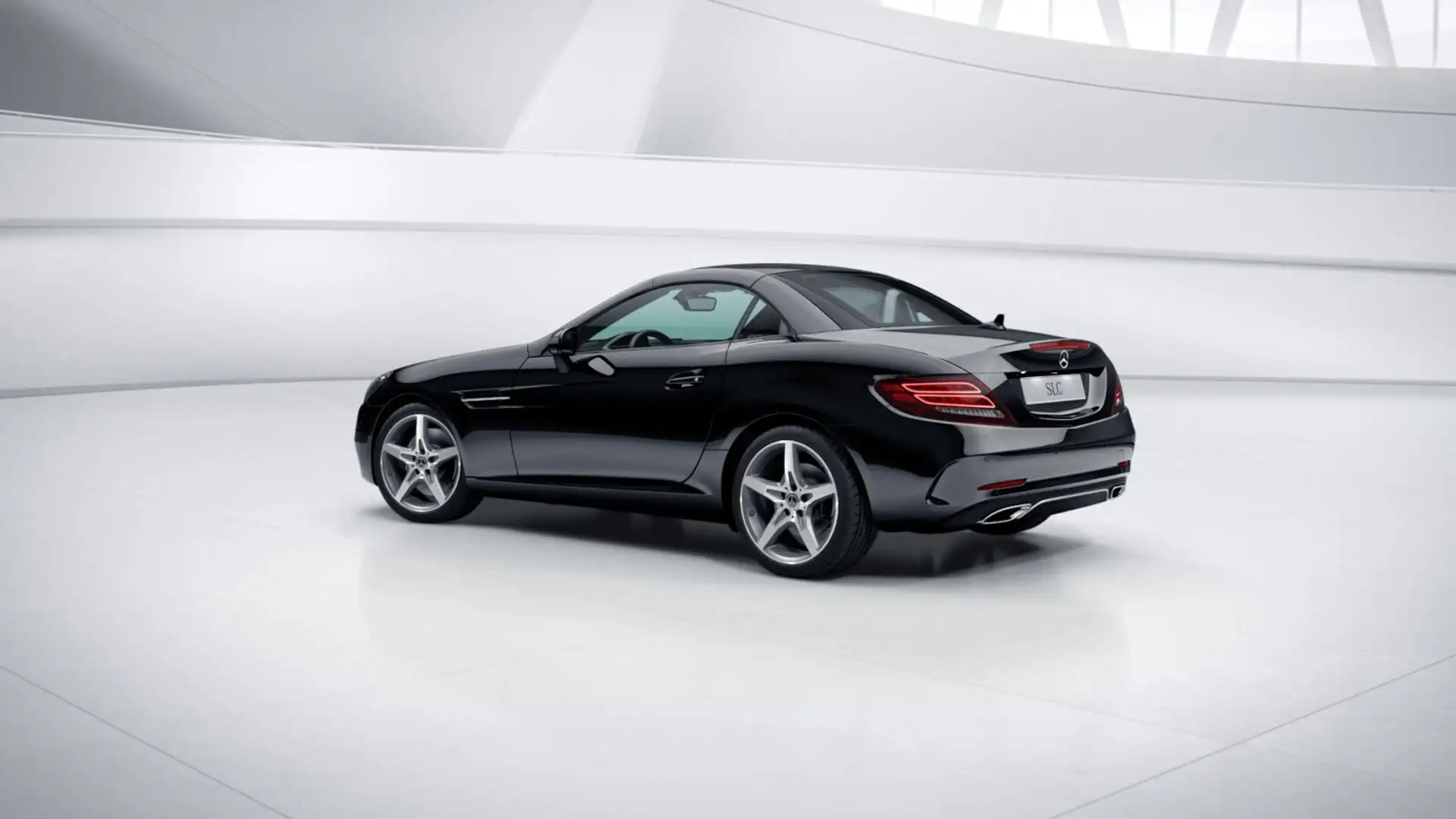 Mercedes-Benz SLC 180 SLC 180 AMG+LED-ILS+LEDER+AIRSCARF+PDC+TOTWINKEL Nero - 2