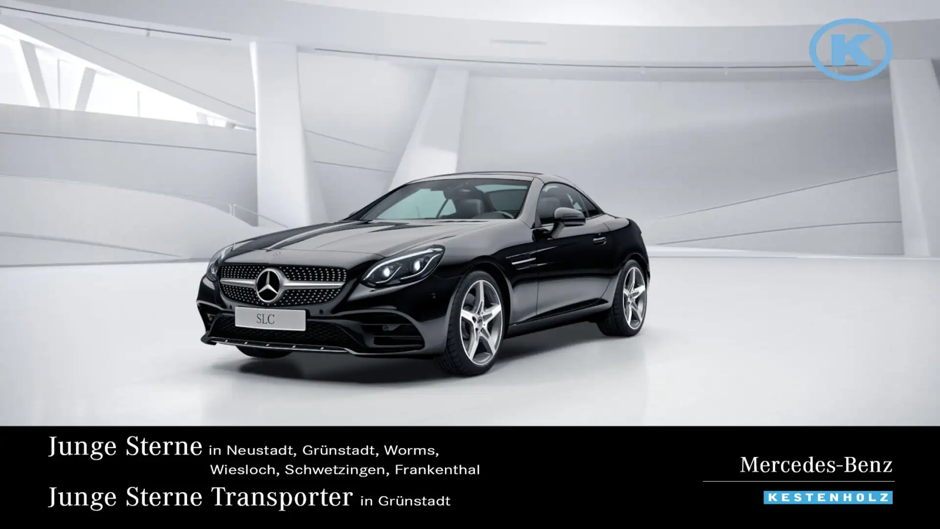 Mercedes-Benz SLC 180 SLC 180 AMG+LED-ILS+LEDER+AIRSCARF+PDC+TOTWINKEL Nero - 1