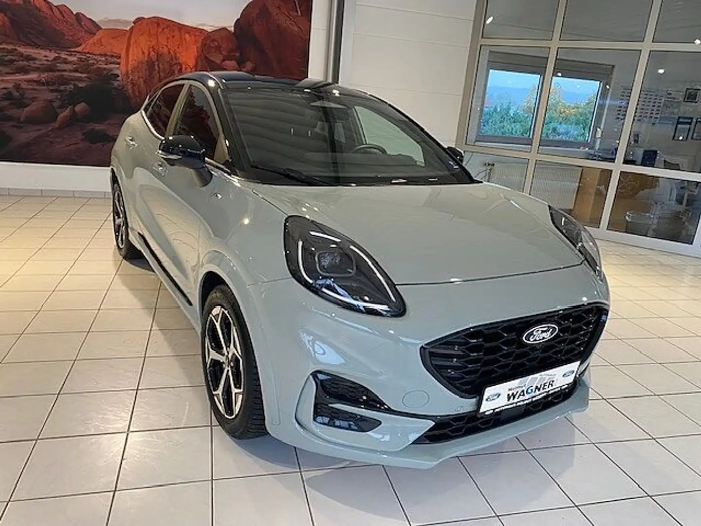 Ford Puma 1.0  Hybrid Aut. ST-LINE/iACC/Dach schwarz Grau - 1