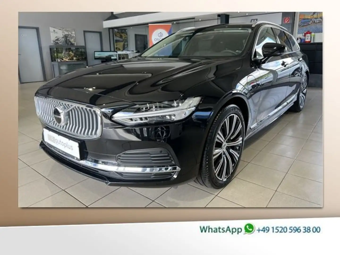 Volvo V90 T6 Plus Bright Recharge AWD BLIS AHK Pano Noir - 1