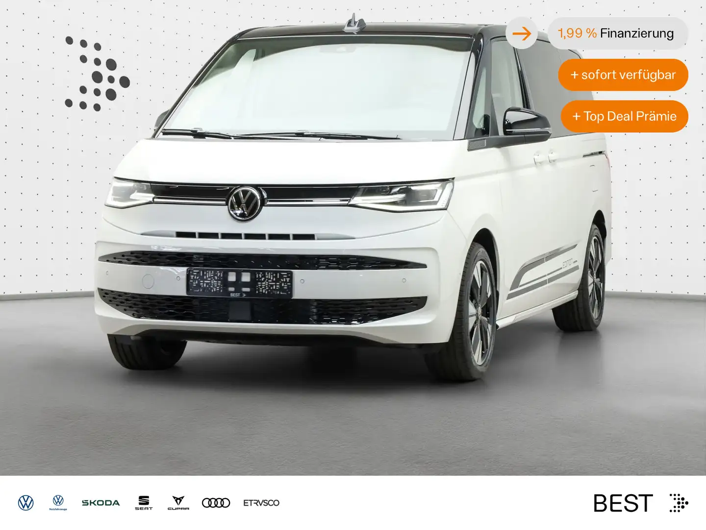 Volkswagen T7 Multivan Life 2.0 TDI LÜ*NAVI*KLIMA*ACC*AHK* Weiß - 1