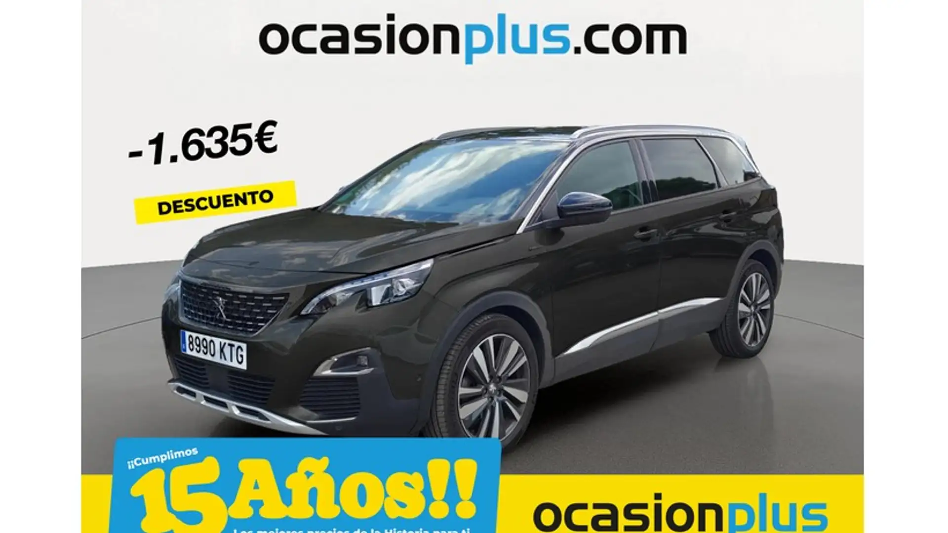 Peugeot 5008 1.2 PureTech S&S Allure 7 pl. 130 Zwart - 1