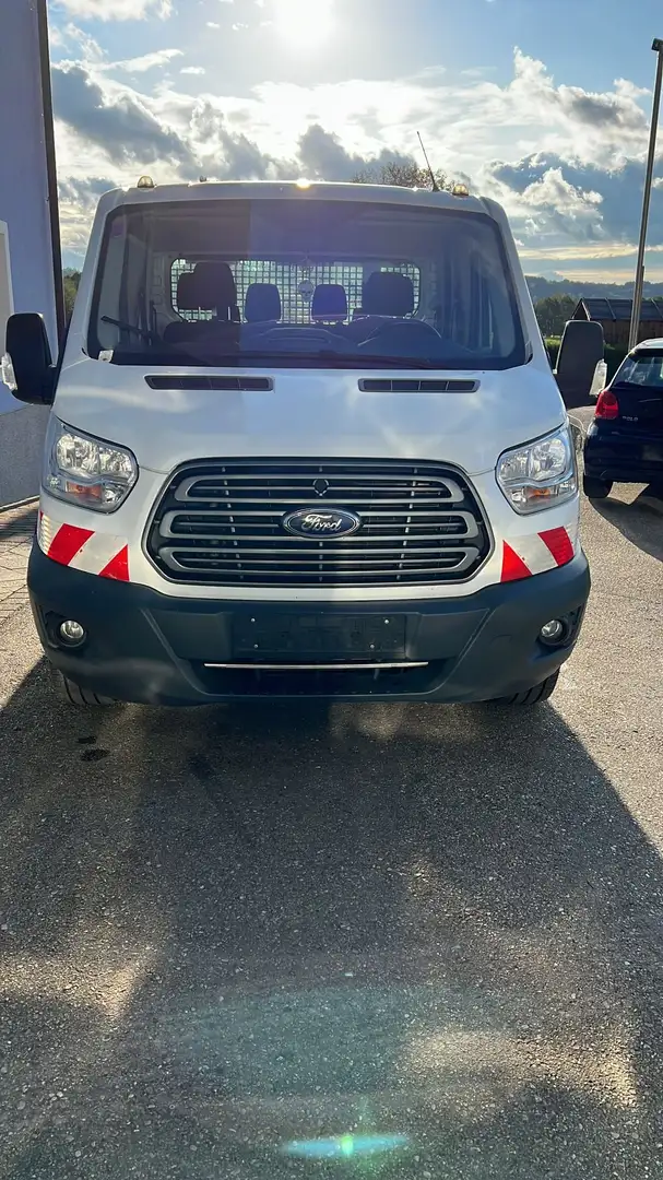 Ford Transit Pritsche 350 L2 Doppel Vollausstattung Weiß - 1