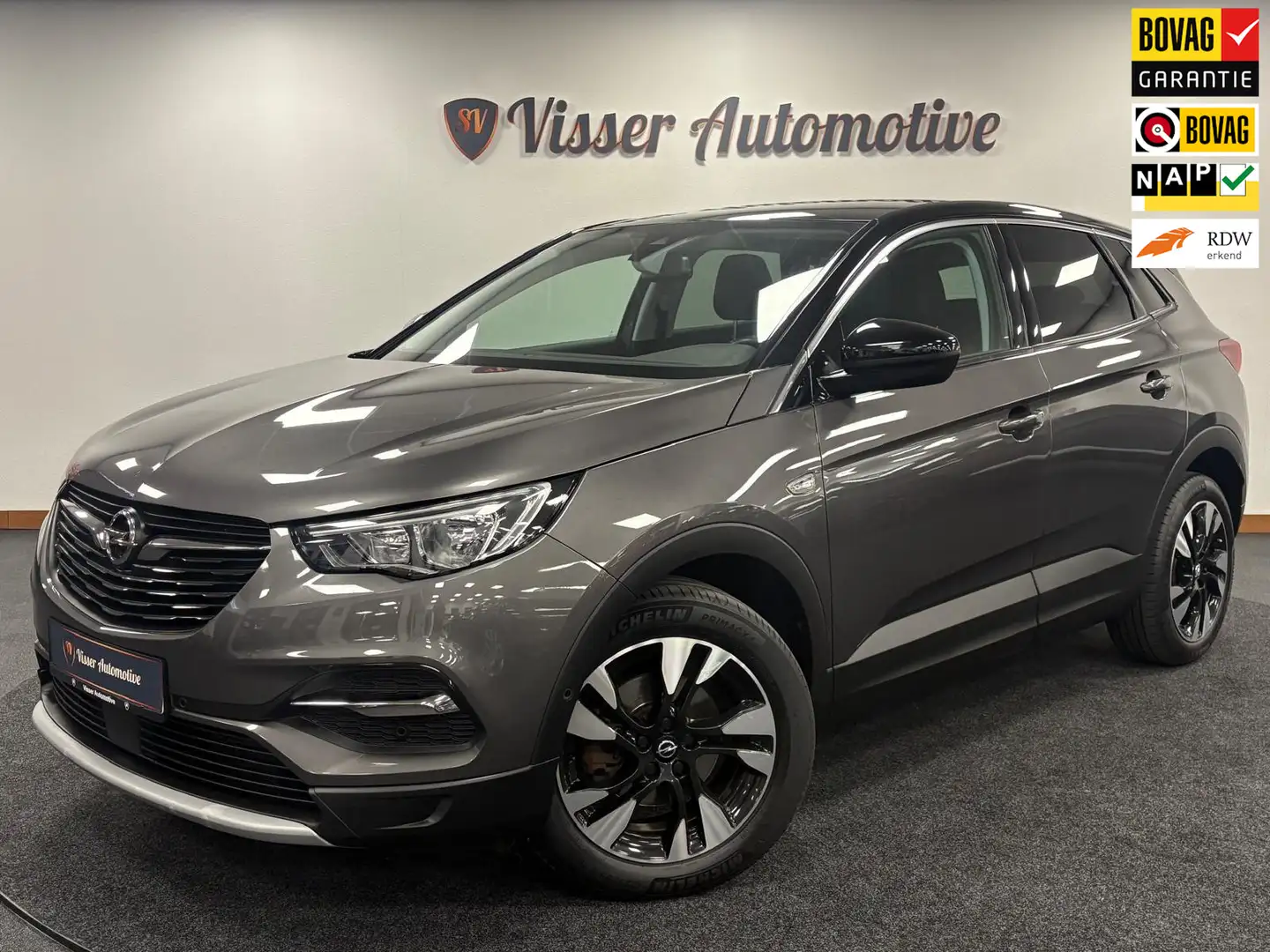 Opel Grandland X 1.2 Turbo Innovation*Automaat*Cruise-Control*Navi* Grijs - 1