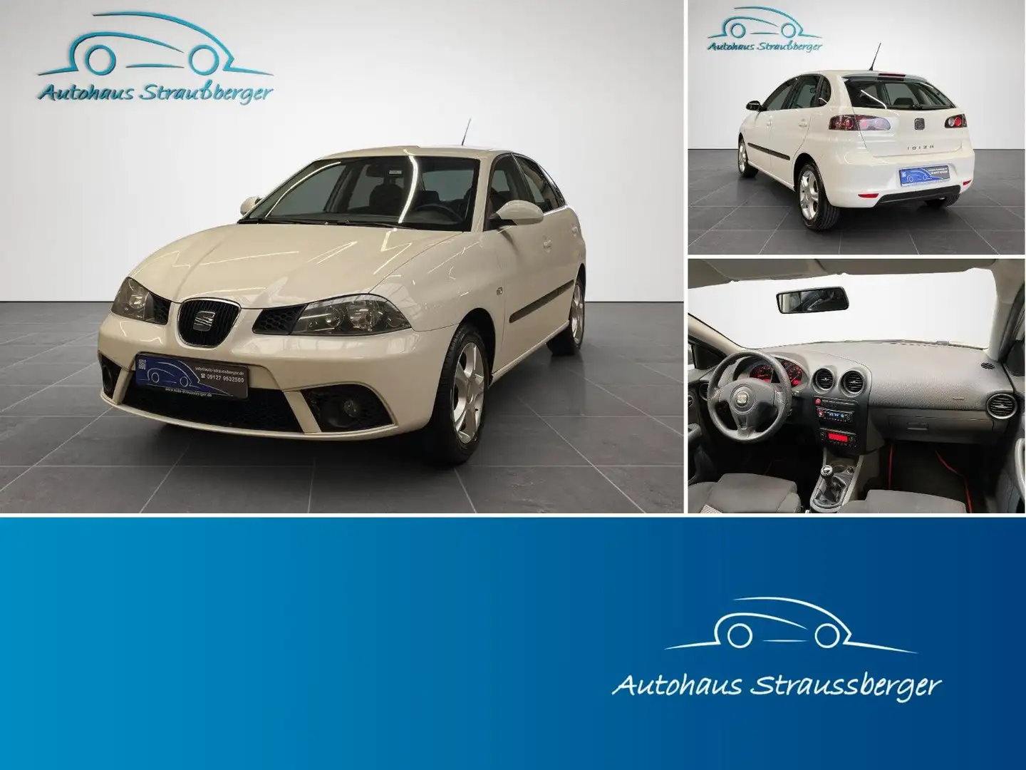 SEAT Ibiza 1.4 16V Klima Tempomat TÜV bis 05/2026 Weiß - 1