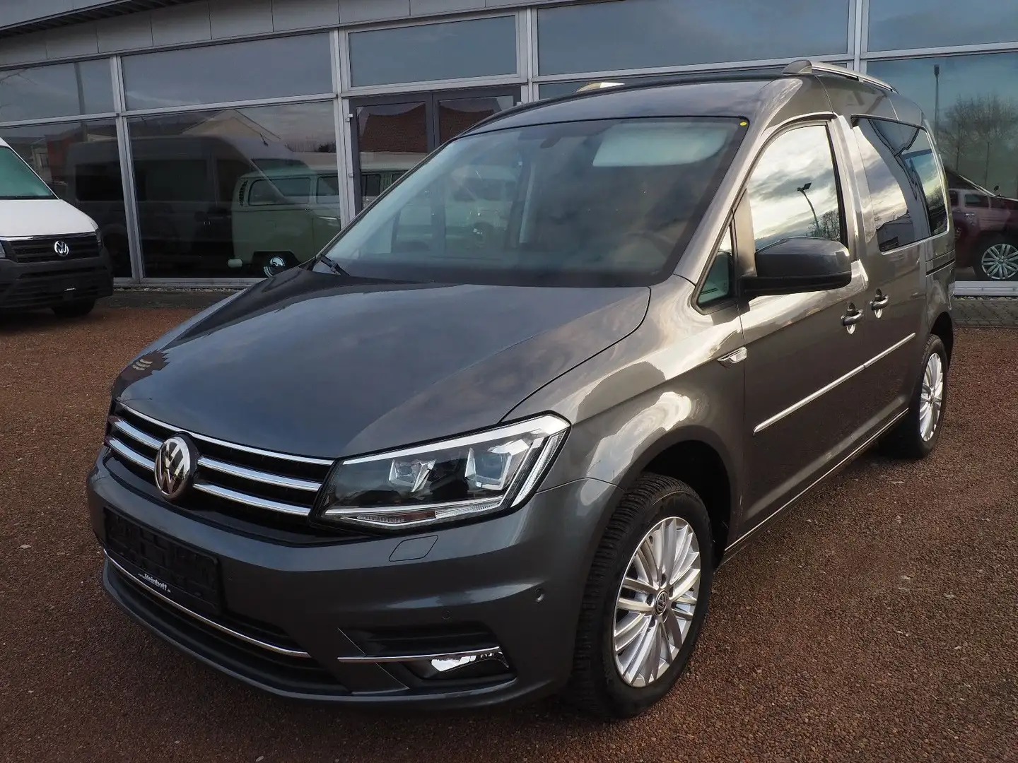Volkswagen Caddy Highline Xenon Kamera Rollstuhlgerecht Gris - 2