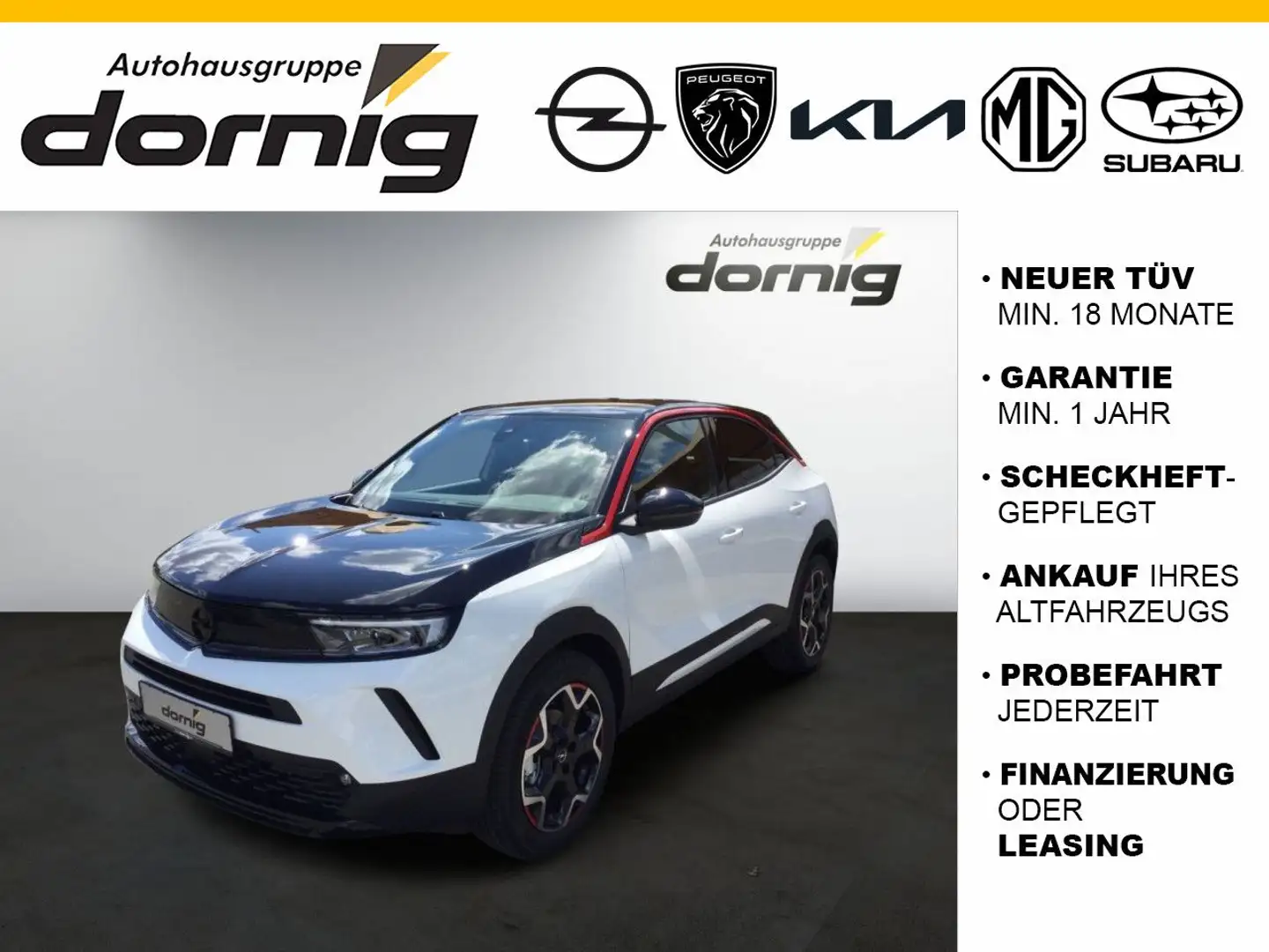 Opel Mokka GS Line, SHZ, Klimaaut. Weiß - 1