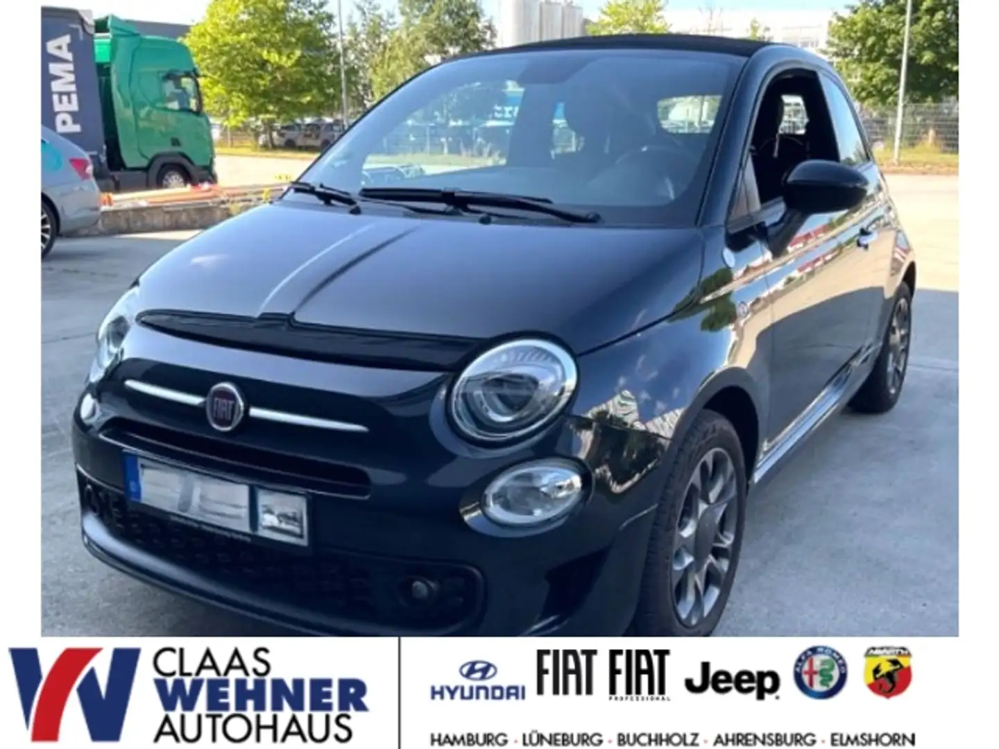 Fiat 500C Hey Google 1.0 Mild Hybrid EU6d MY 21 Tech Paket L Schwarz - 1