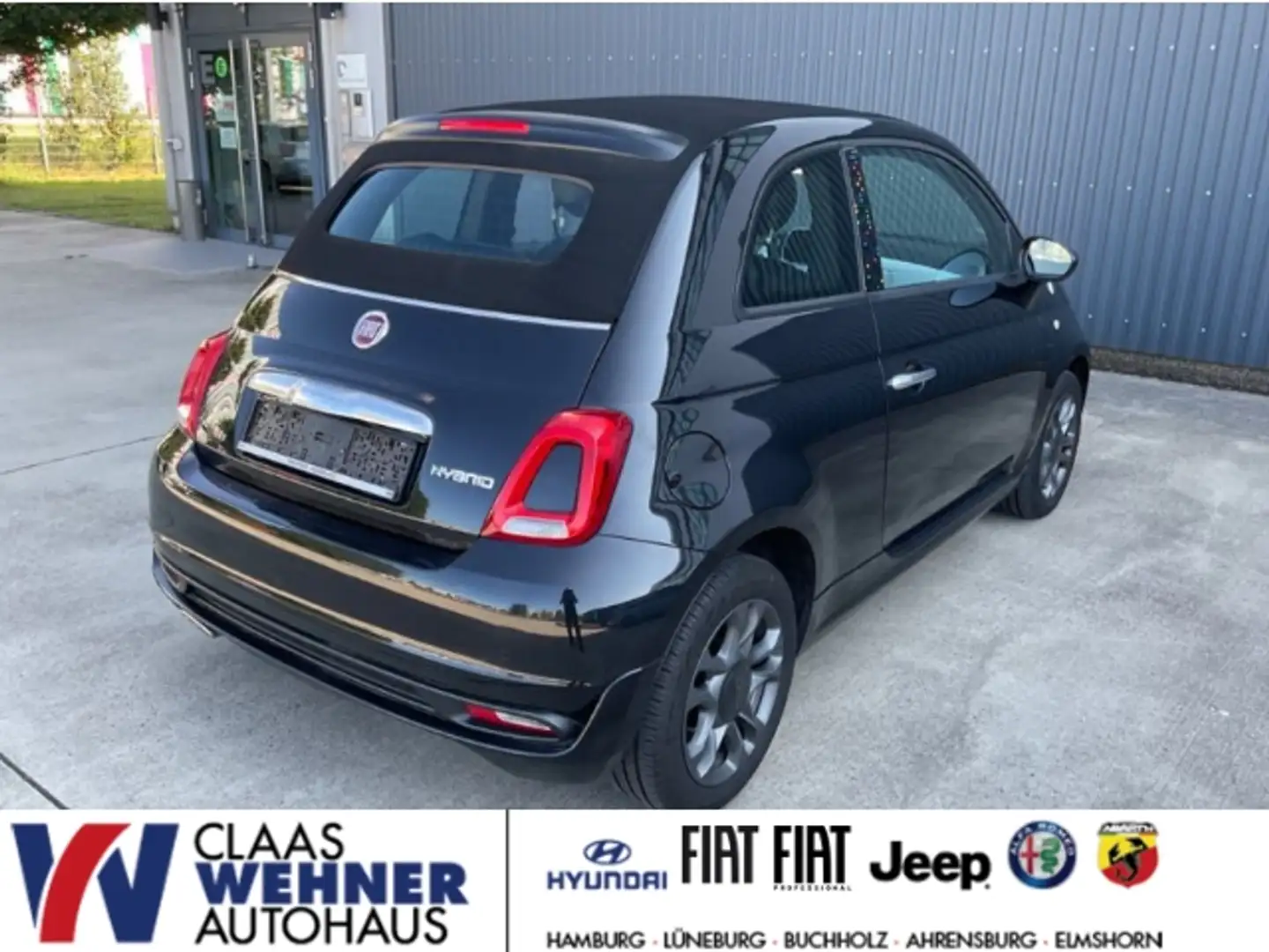 Fiat 500C Hey Google 1.0 Mild Hybrid EU6d MY 21 Tech Paket L Schwarz - 2