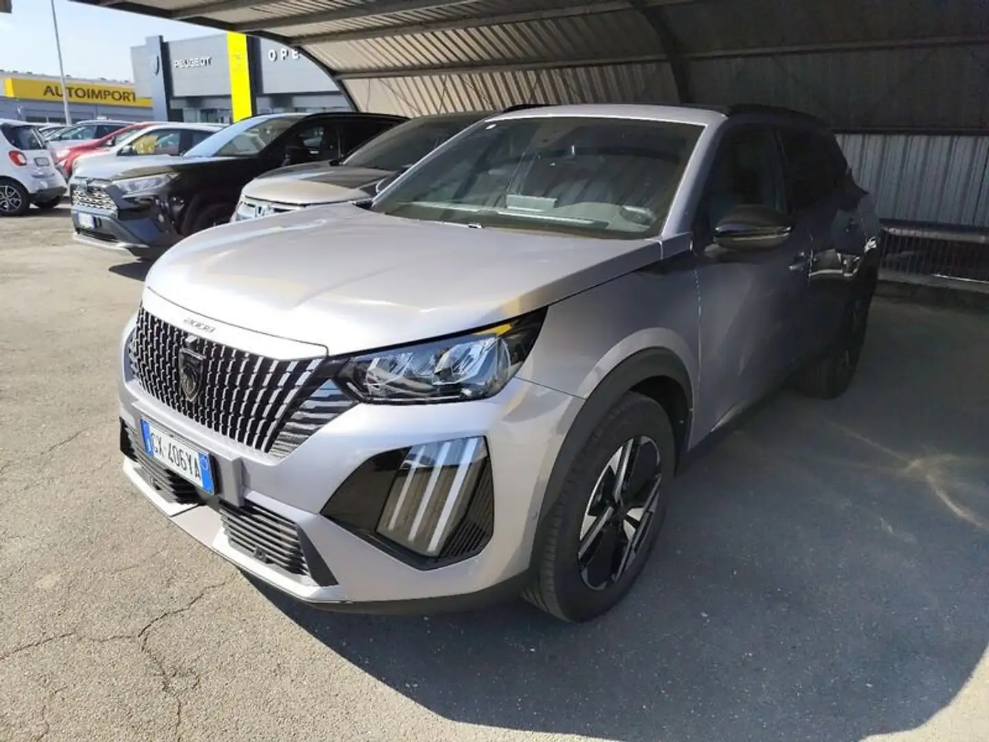 Peugeot 2008 Hybrid 136 e-DCS6 Allure Grigio - 1