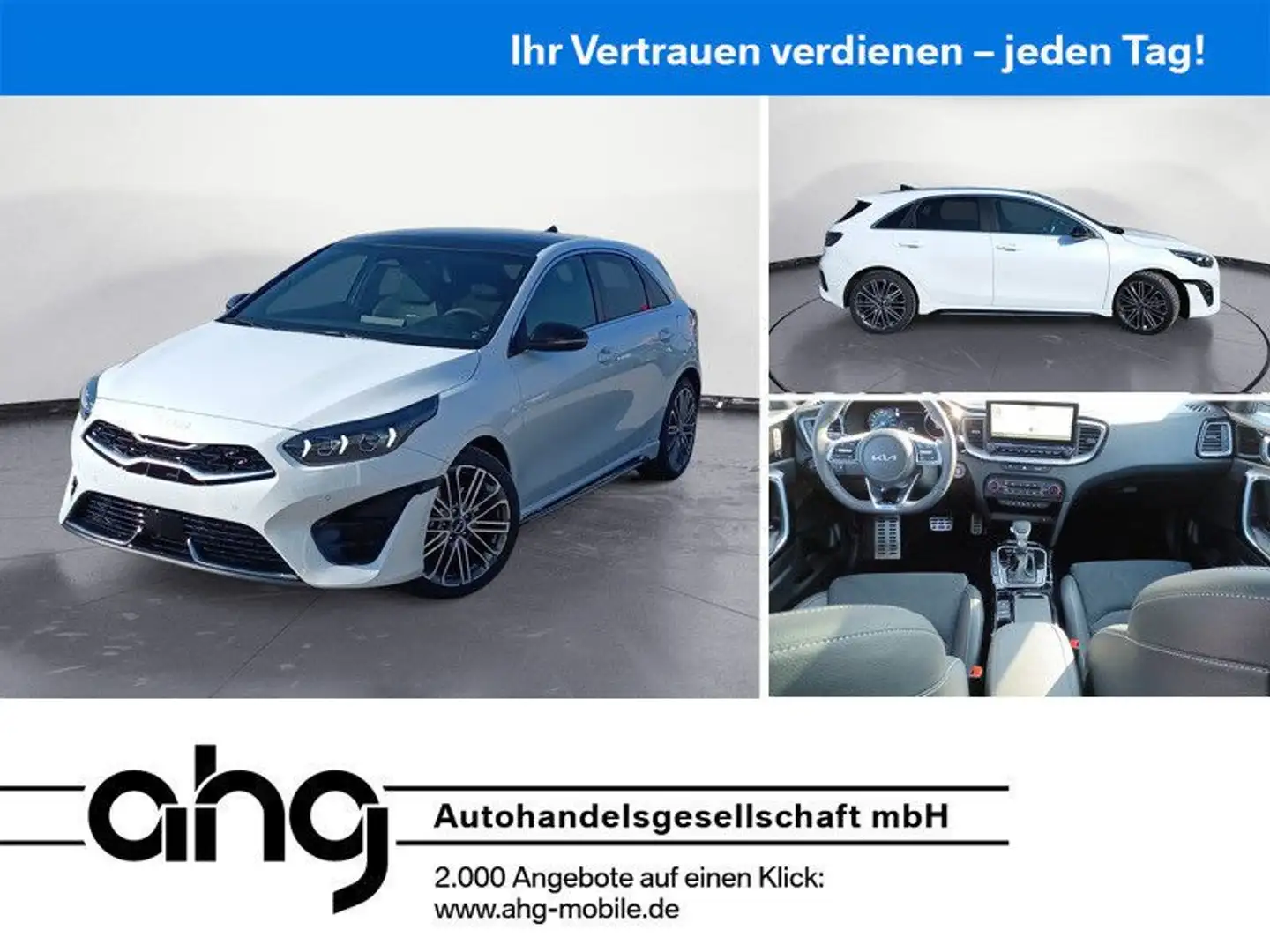 Kia Ceed / cee'd 1.5 GT-Line LED/TEC/GD KIA JETTINGE Blanc - 1
