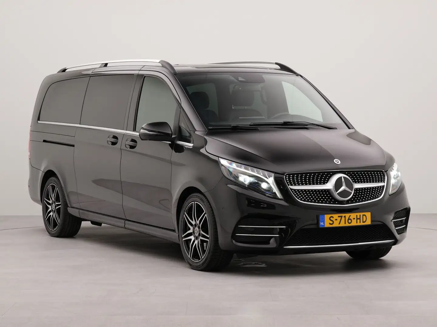 Mercedes-Benz V 300 300d Extra Lang Avantgarde Edition 8 pers | Naviga Zwart - 2