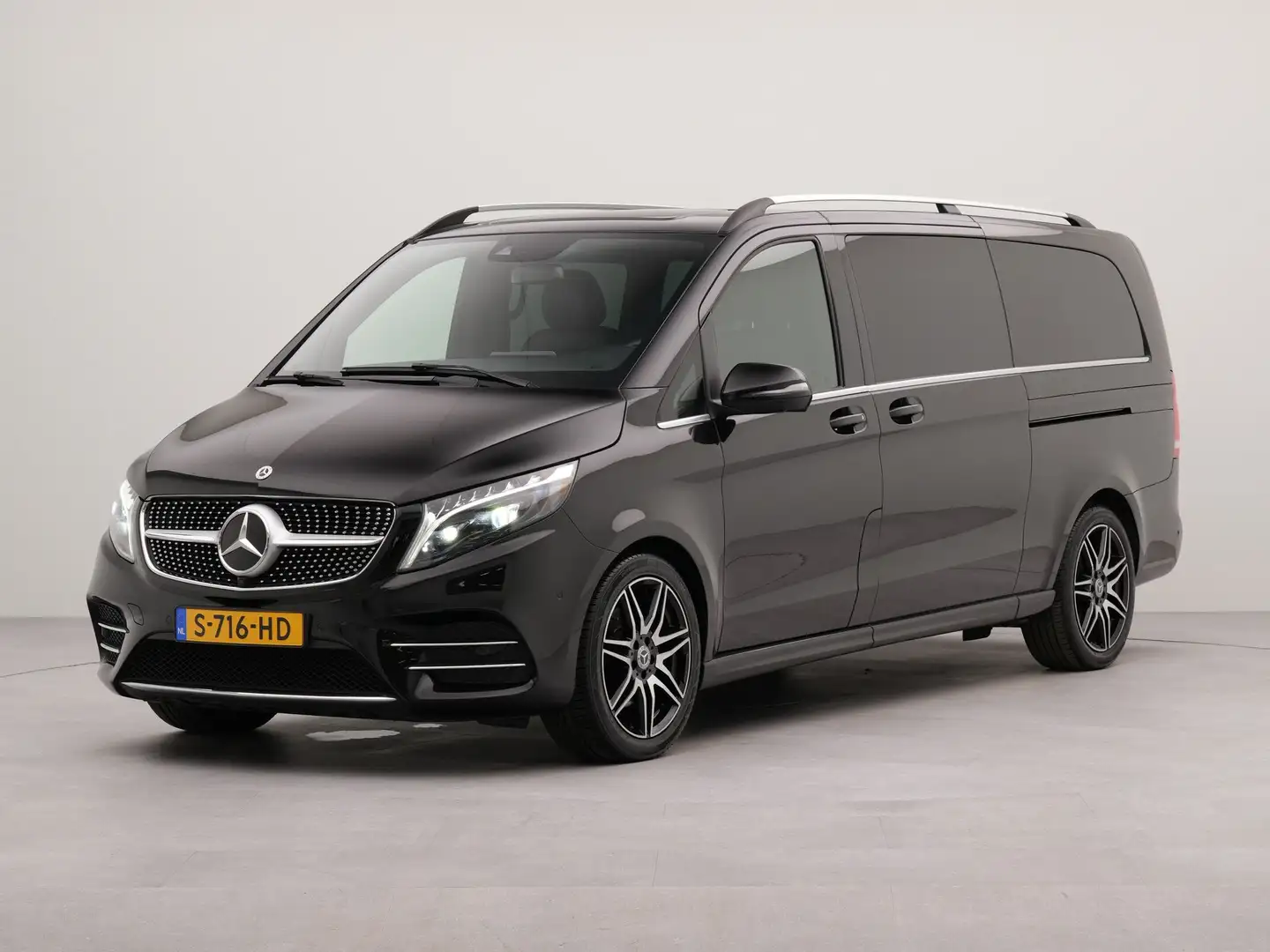 Mercedes-Benz V 300 300d Extra Lang Avantgarde Edition 8 pers | Naviga Zwart - 1