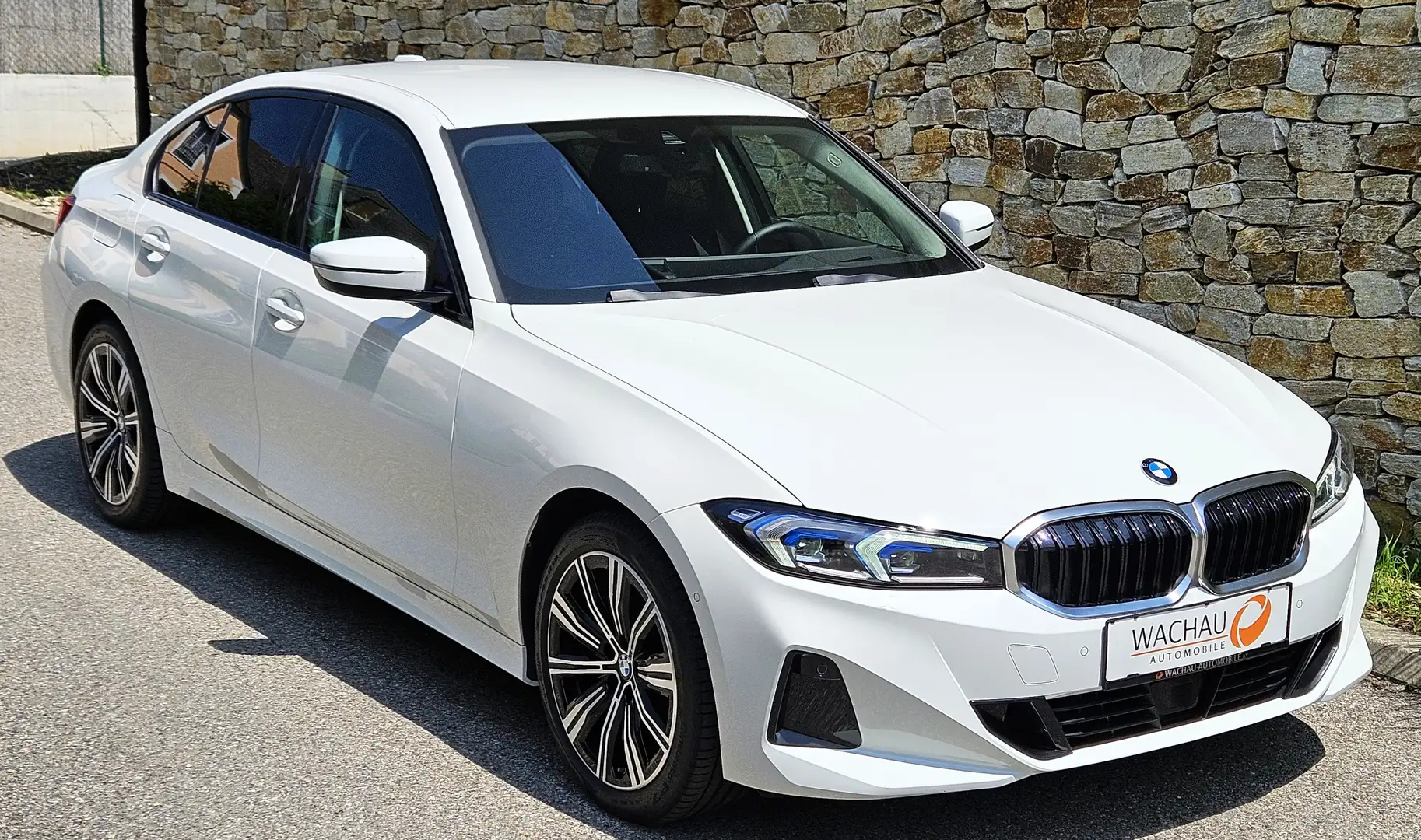 BMW 318 d 48 V Aut*Headup*ACC*Memory*Keyless*Paket Care Weiß - 1