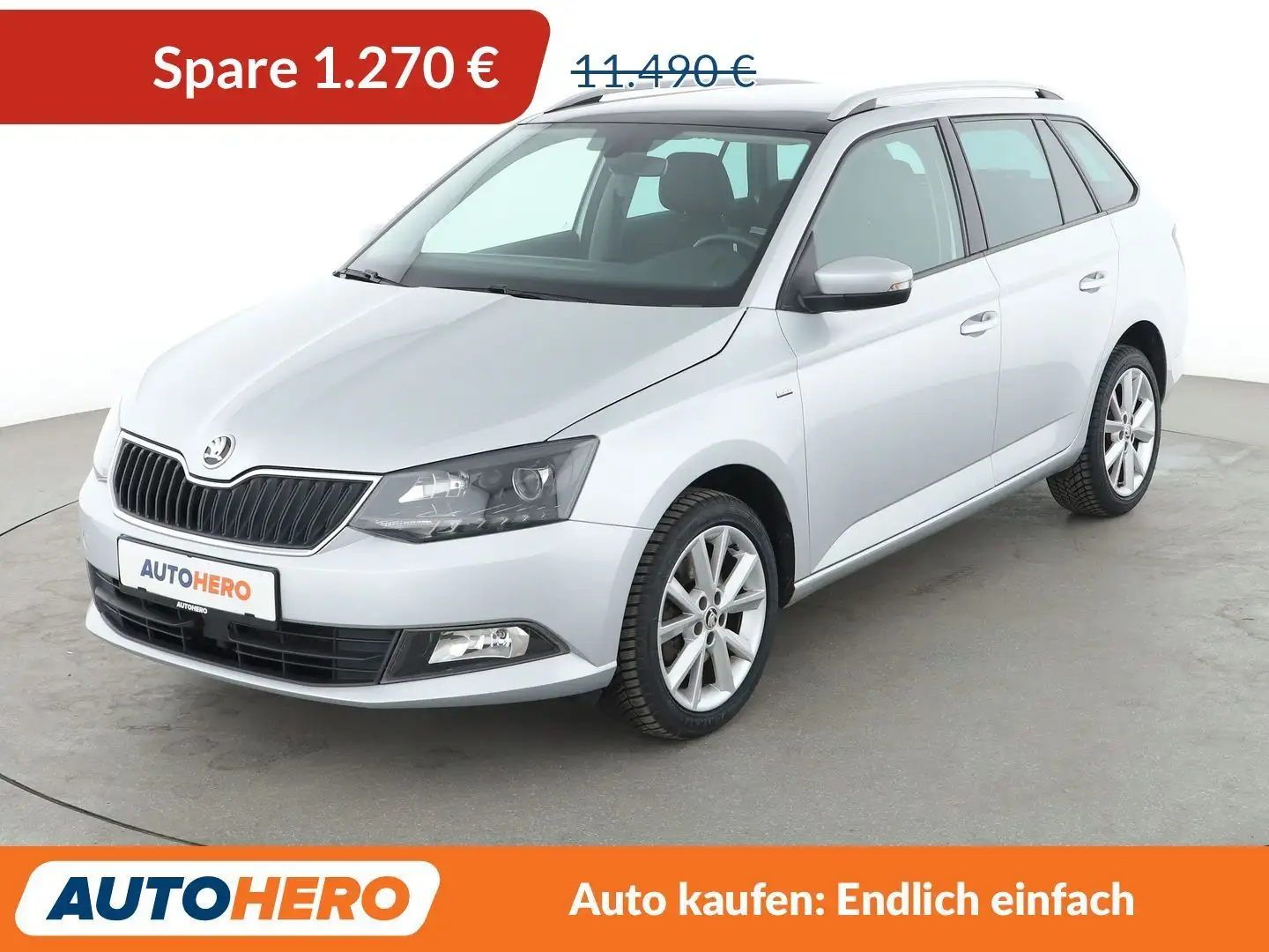 Skoda Fabia 1.0 TSI Clever*NAVI*ACC*SHZ*AHK*DAB* Grau - 1