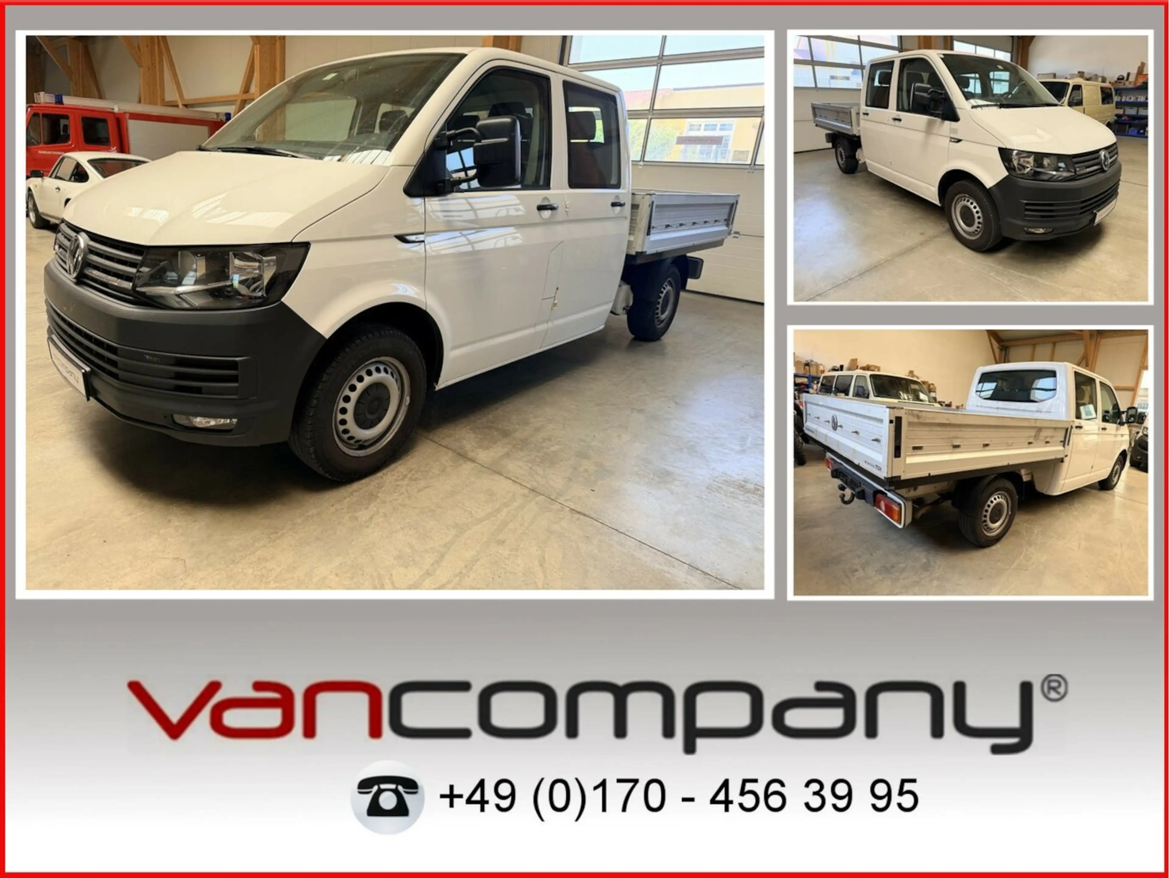 Volkswagen T6 Transporter Doka 2.0 TDI 4Motion Klima AHK 1. Hand