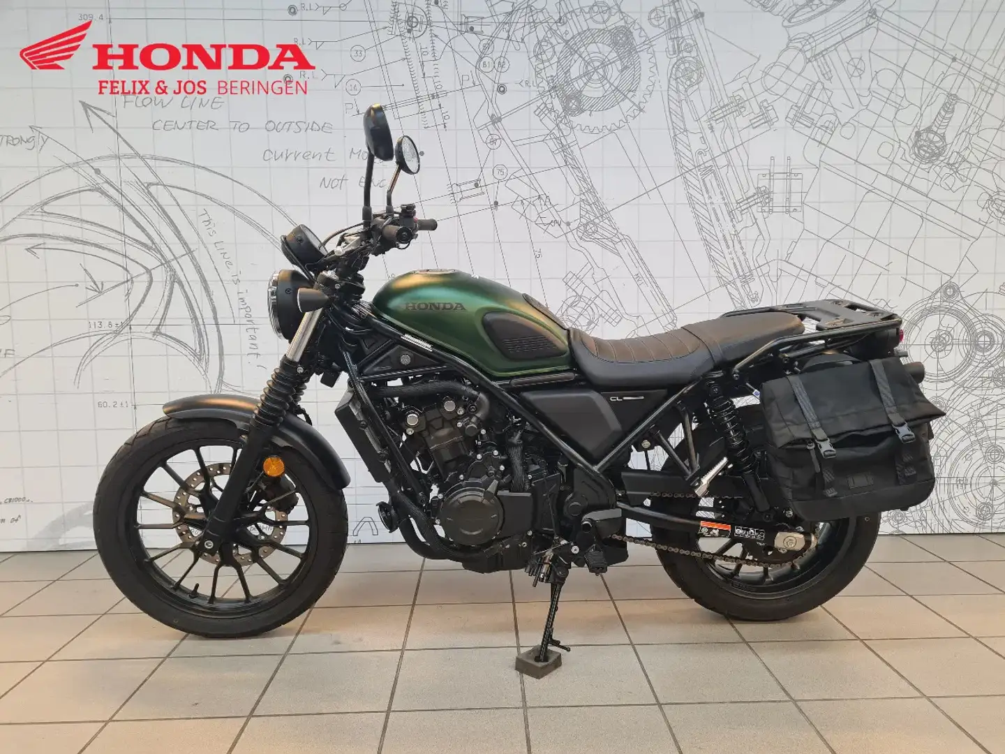 Honda CL 500 Groen - 2