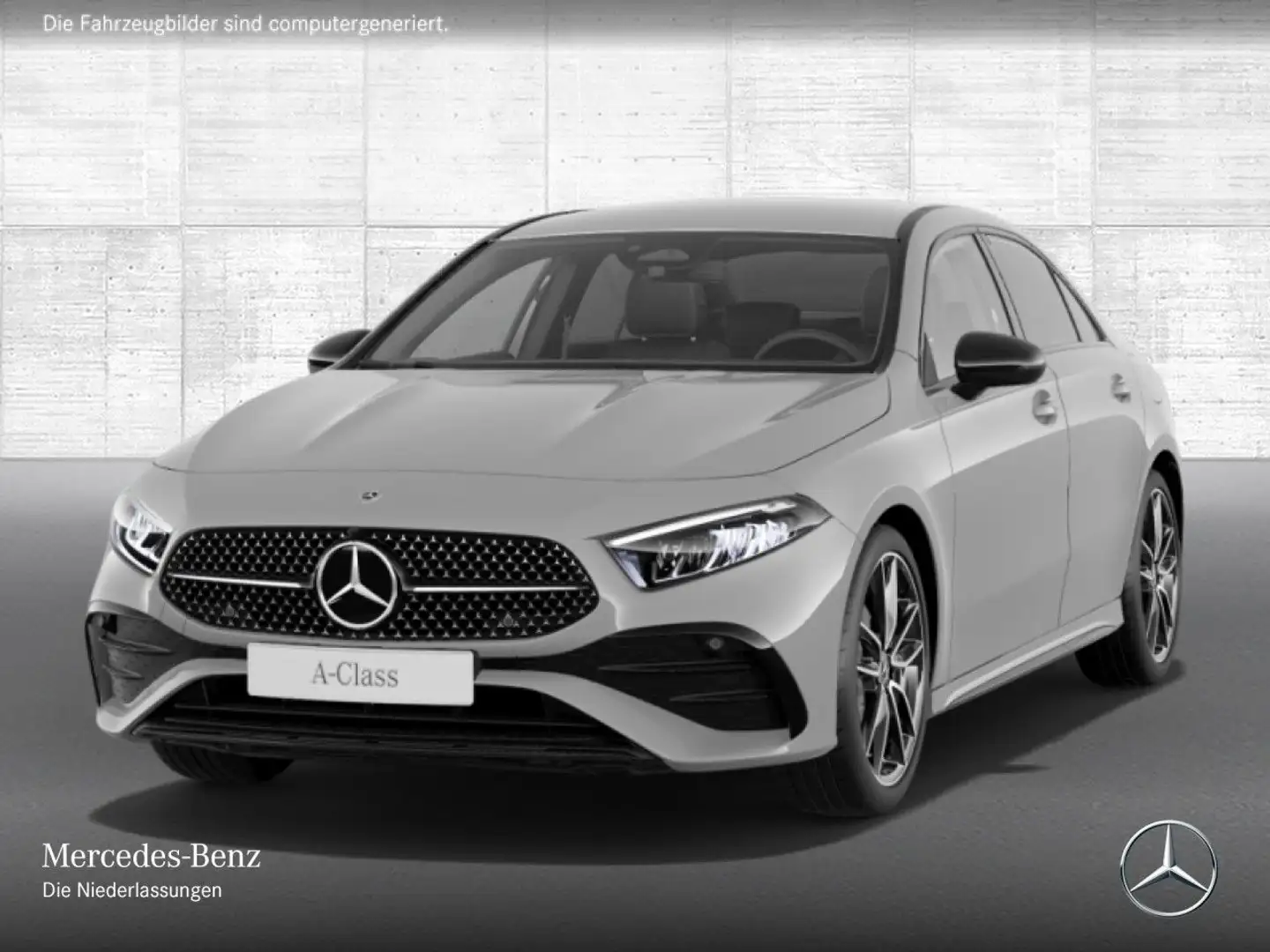 Mercedes-Benz A 180 Lim AMG+NIGHT+AHK+LED+KAMERA+7G Gris - 2