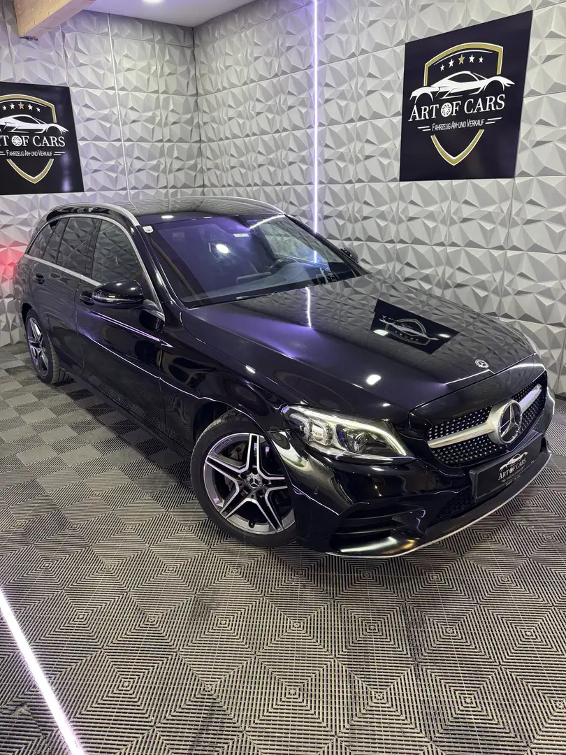 Mercedes-Benz C 220 C 220 T d 4Matic AMG-Line/LED/PDC/Navi/Kamera Zwart - 1