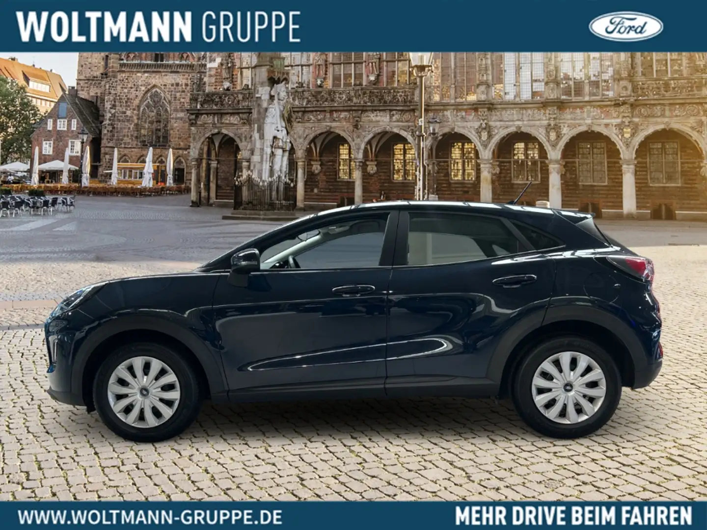 Ford Puma Cool & Connect 1.0 EcoBoost LED DAB Spurhalteass. Blauw - 2