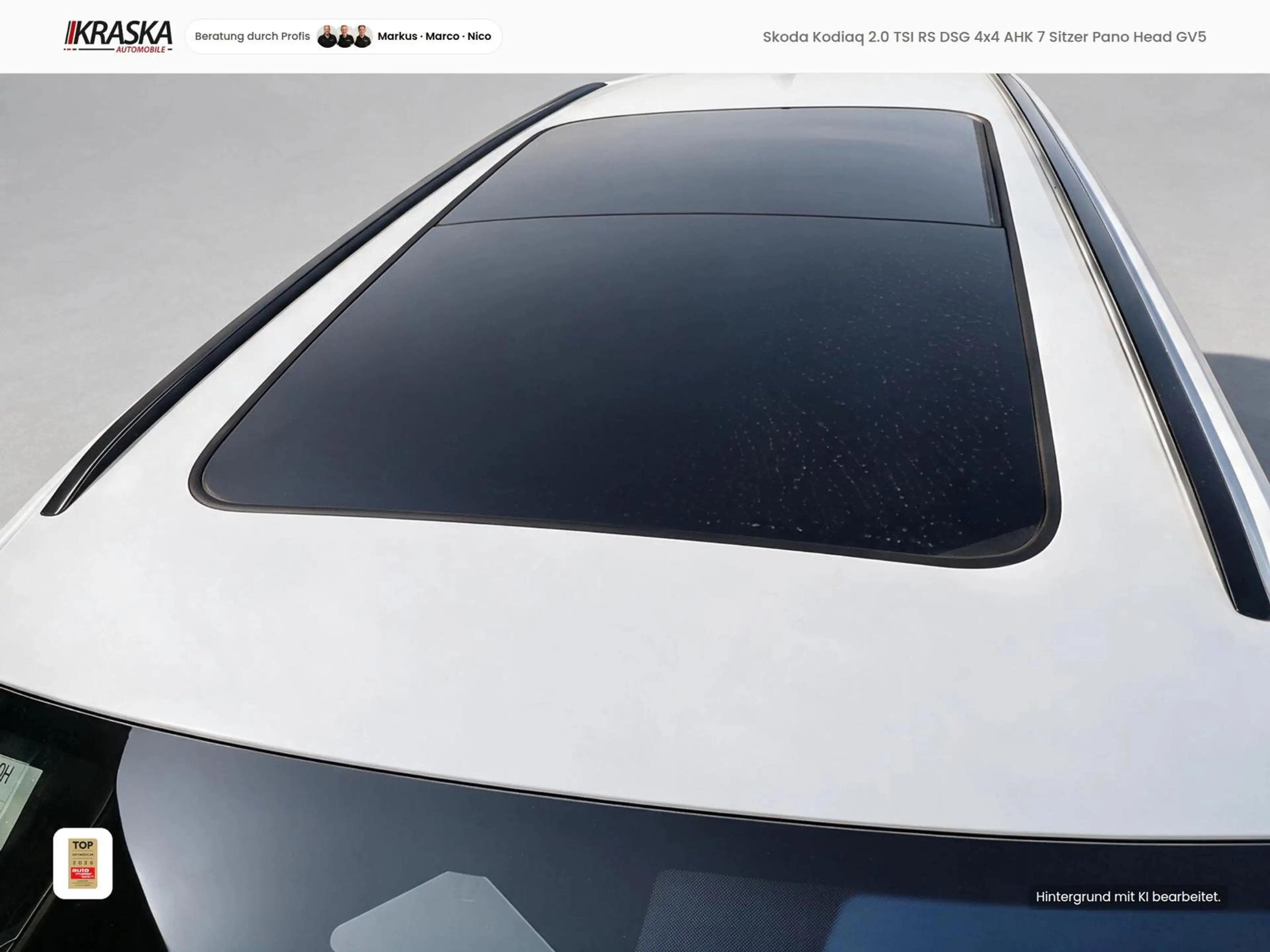 Skoda Kodiaq 2.0 TSI RS DSG 4x4 AHK 7 Sitzer Pano Head — photo 9