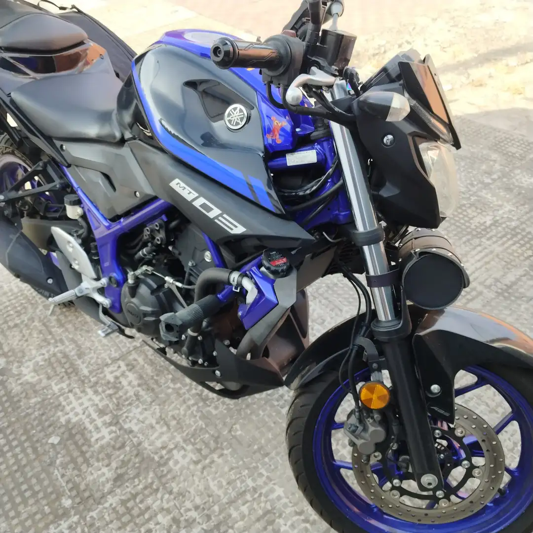 Yamaha MT-03 Blauw - 1