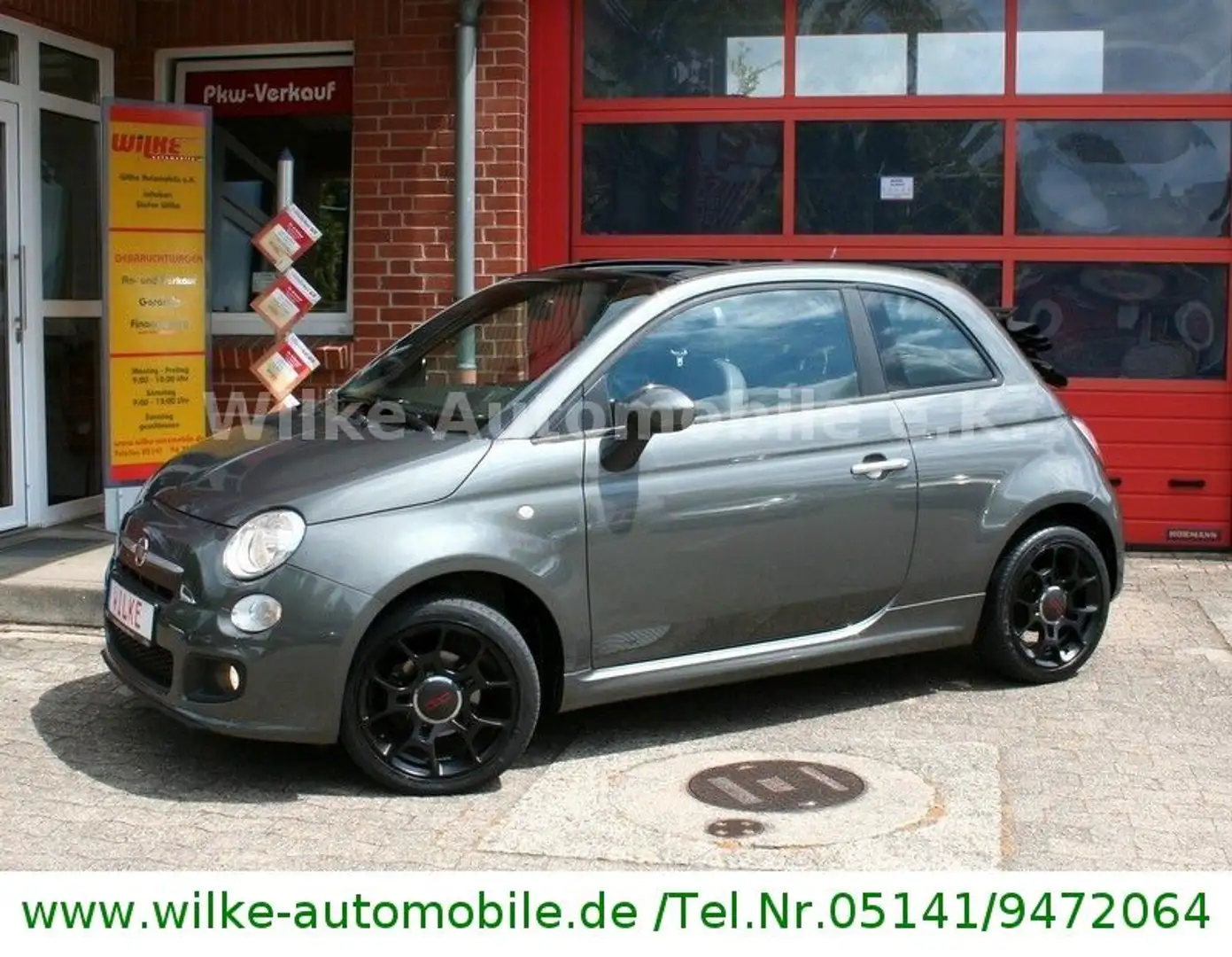 Fiat 500C +Sport+Bluetooth+Klima+PDC+Sportsitze+Audio+ Grau - 1