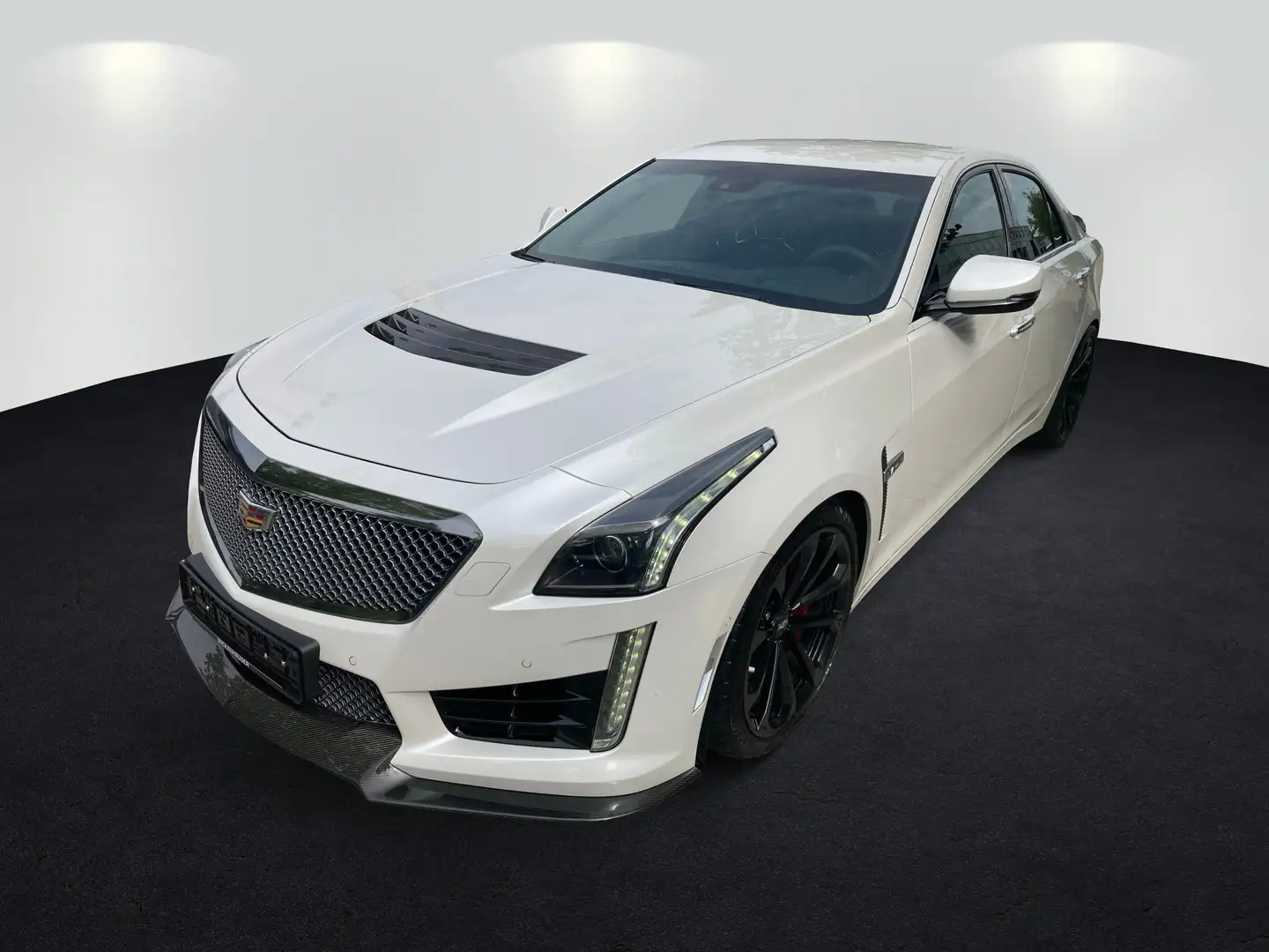 Cadillac CTS 6.2 V8 -V Carbon HUD 4xSHZ Leder SpurW Weiß - 2