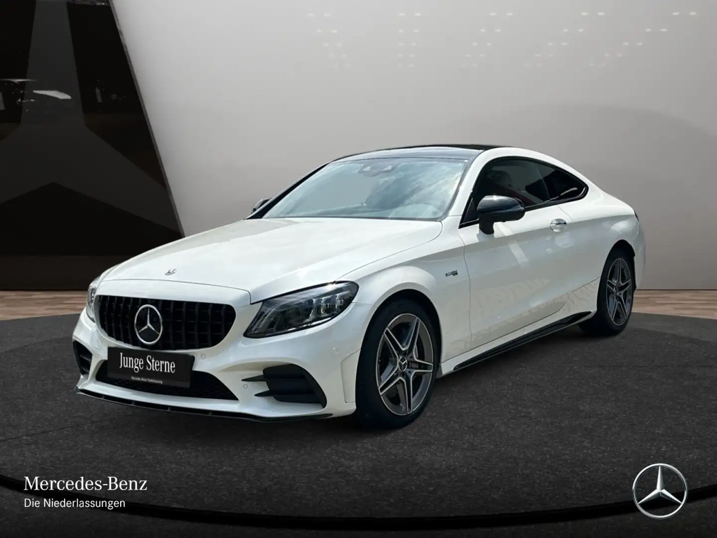 Mercedes-Benz C 43 AMG C 43 Coupé 4M AMG+NIGHT+PANO+360+AHK+MULTIBEAM+9G Weiß - 2