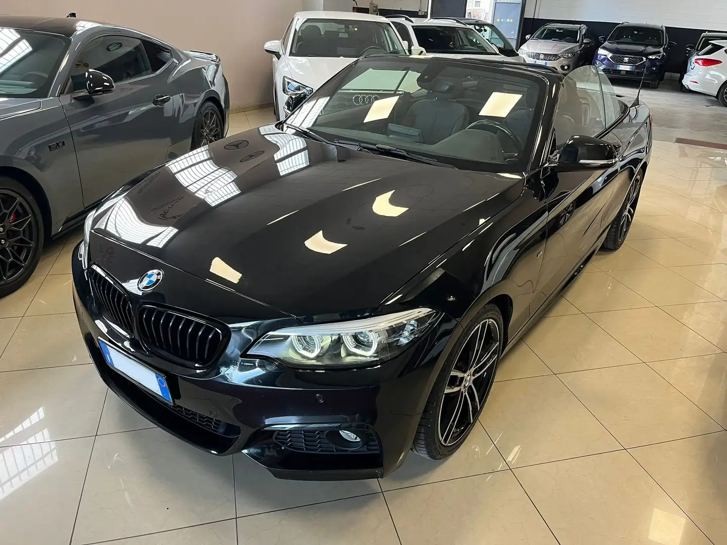 BMW 218 Serie 2 F23 Cabrio 218d Cabrio Msport auto my18 Nero - 1