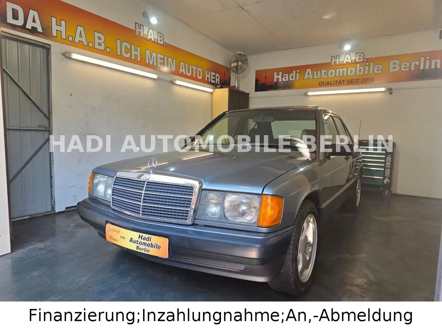 Mercedes-Benz 190 D 2.0 AUTOMATIK/OLDTIMER WERTGUTACHTEN 1- Grau - 1