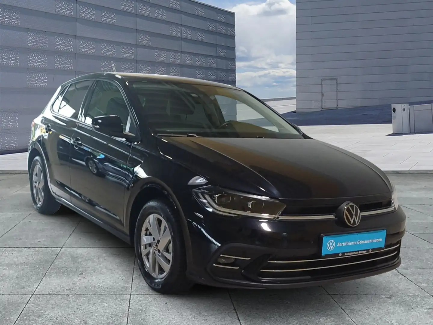 Volkswagen Polo 1.0 TSI Style+USB+DAB+BAA+NSW+LWS+EPH+MAL+ Klima Schwarz - 2