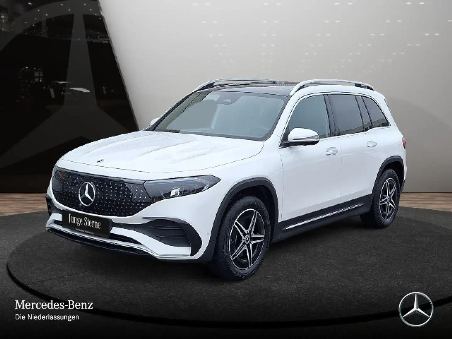 Mercedes-Benz EQB 250 AMG+PREMIUM+AHK+PANO+360+MEMORY+BURMESTER Blanc - 2