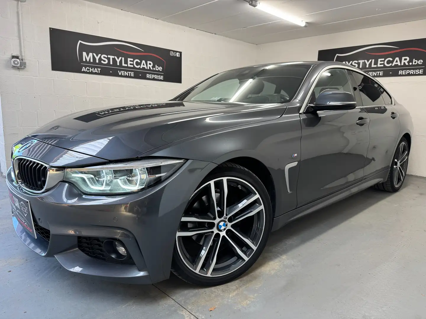 BMW 418 Gran Coupé 418d AUTOMATIQUE PACK M Gris - 1