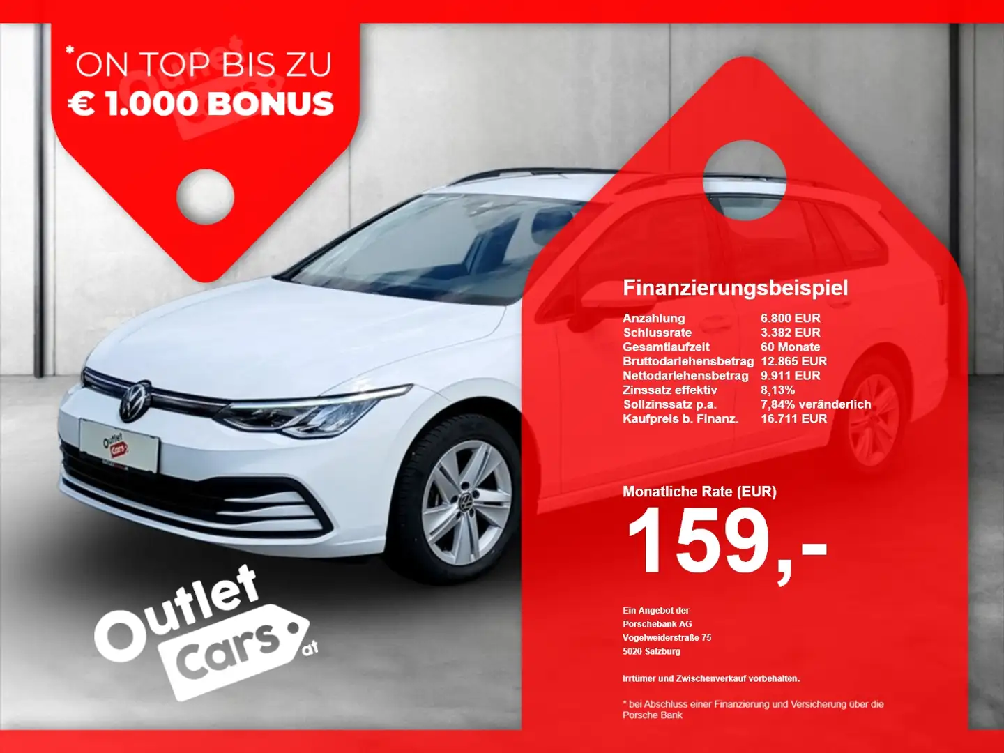 Volkswagen Golf Variant Golf VIII Variant 2.0 TDI DSG CARPLAY+MEGAPREIS Weiß - 1