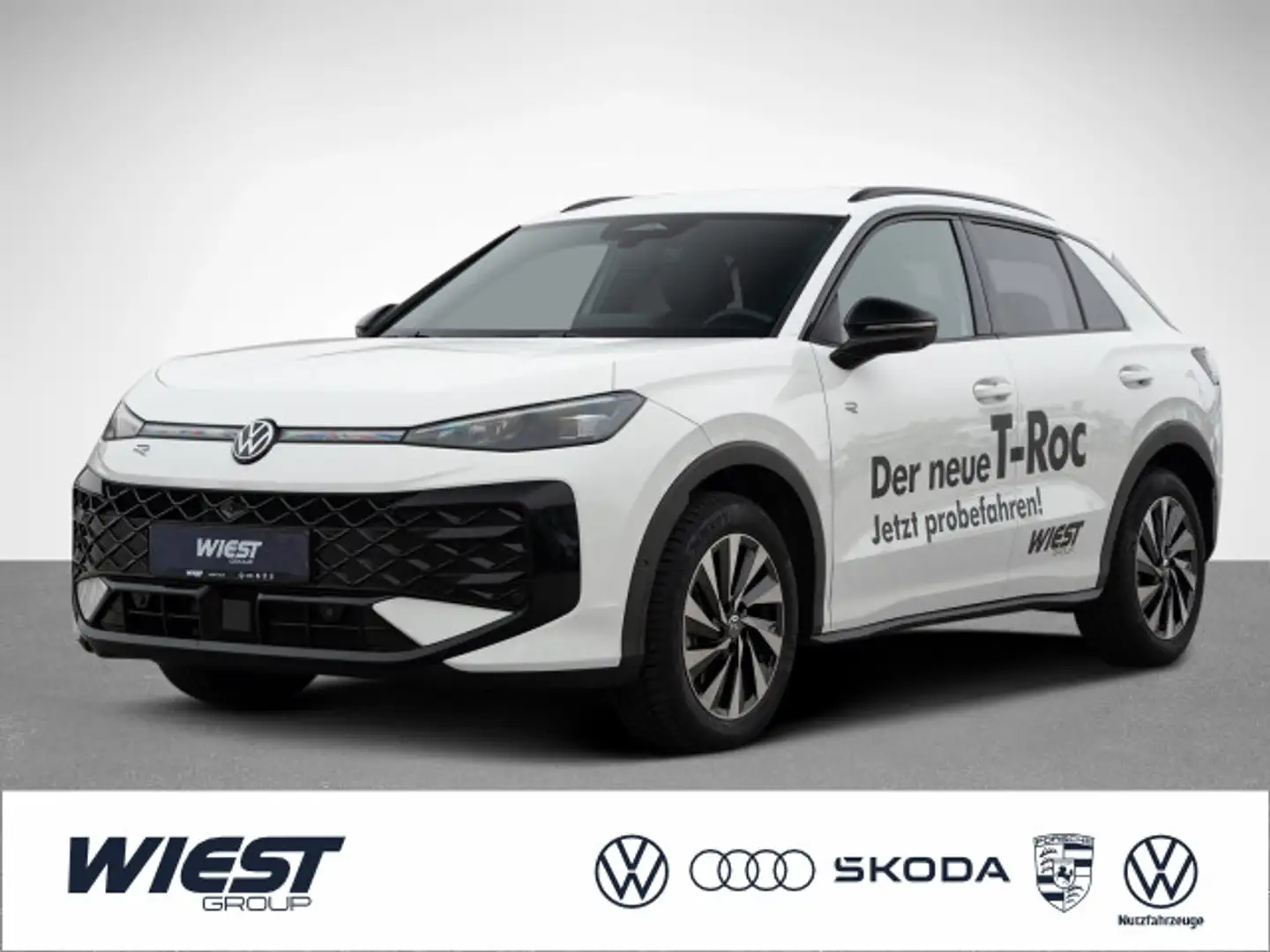 Volkswagen T-Roc R-Line 1.5 eTSI DSG *SHZ*RFK*WKR* Weiß - 1