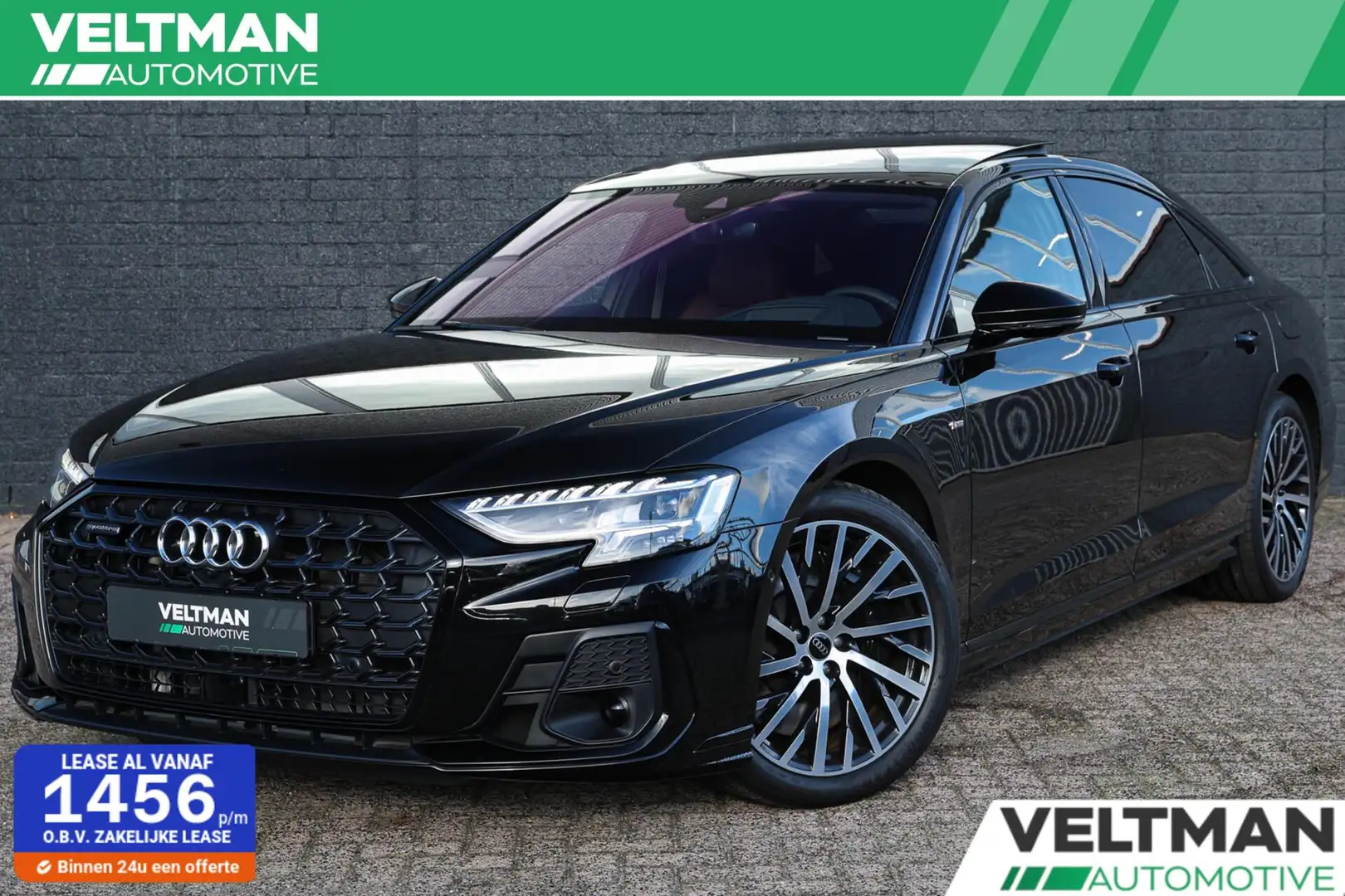 Audi A8 60 TFSI e quattro Lang PANO HEAD UP MASSAGE B&O NI Noir - 1