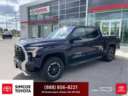 Blue 2024 Toyota Tundra Pickup Truck Four-Wheel Drive