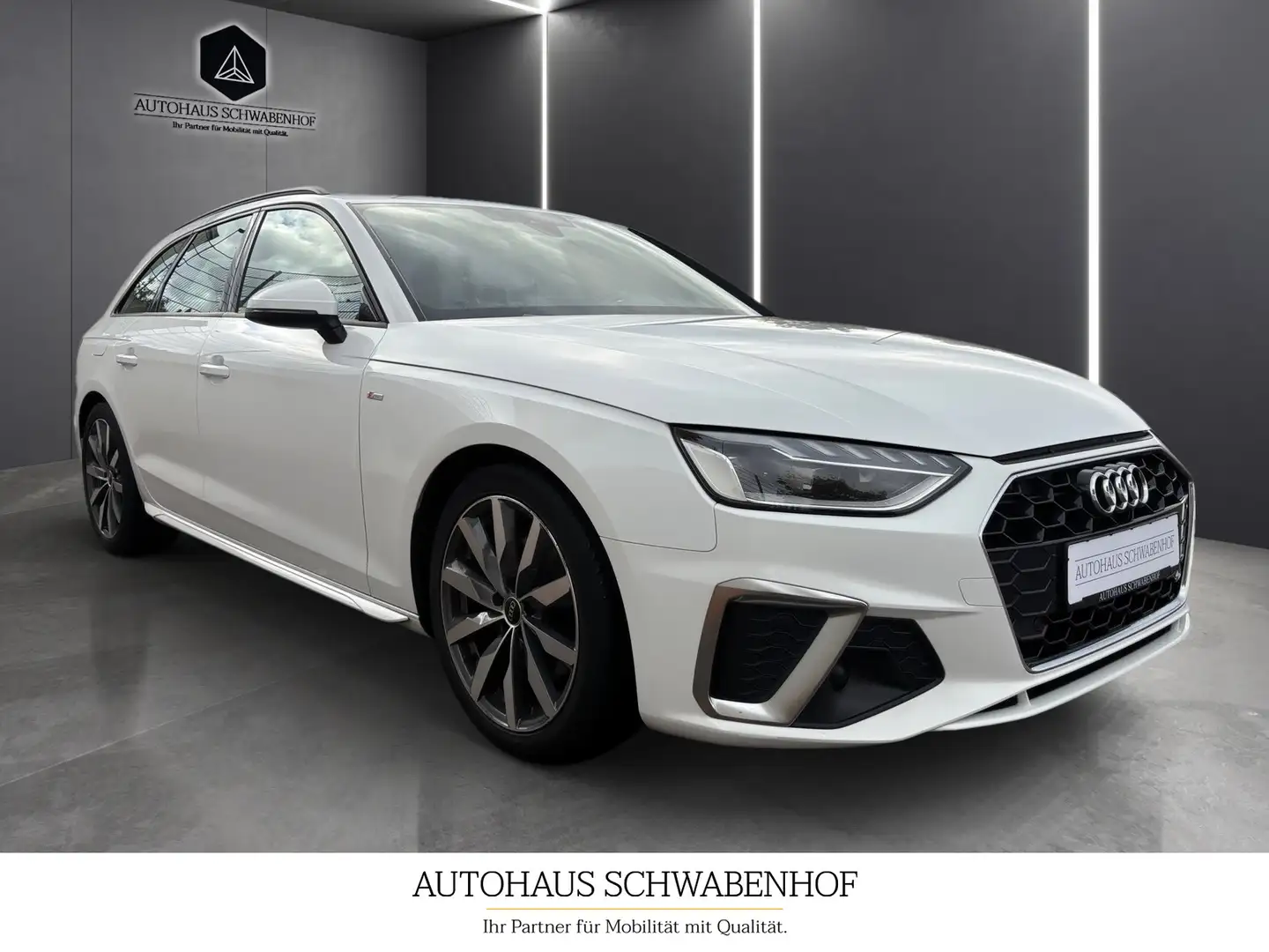 Audi A4 2.0 TDI*S-line*Navi*Leder*ACC*Spurh*Pano*LED Weiß - 2