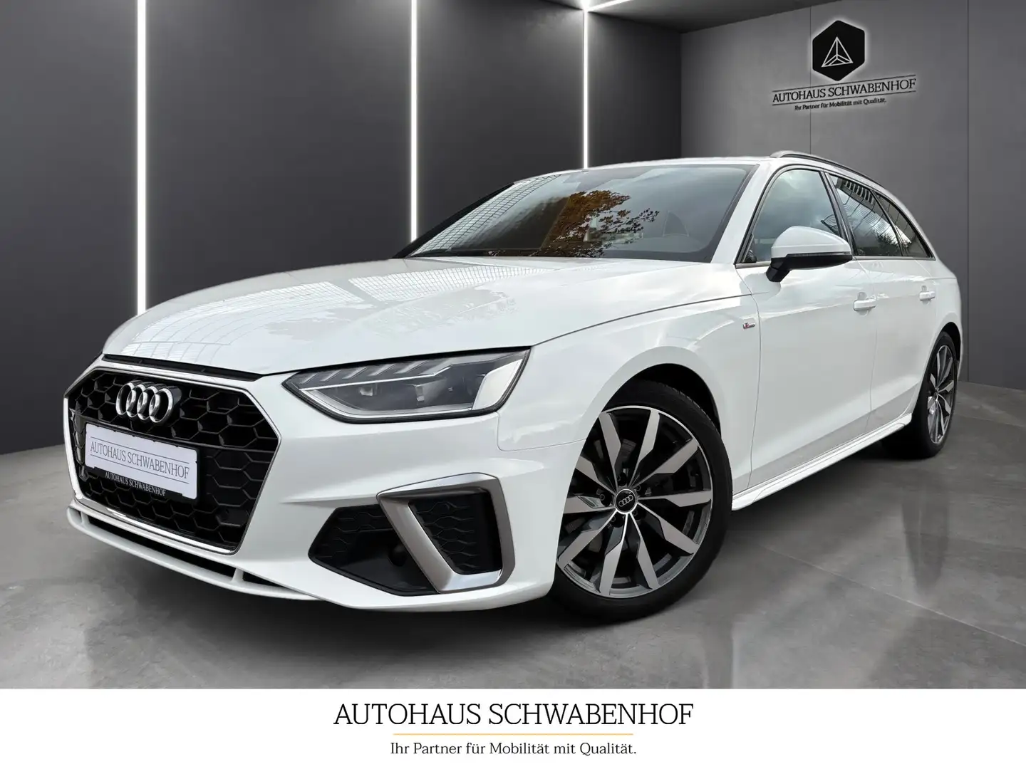 Audi A4 2.0 TDI*S-line*Navi*Leder*ACC*Spurh*Pano*LED Weiß - 1