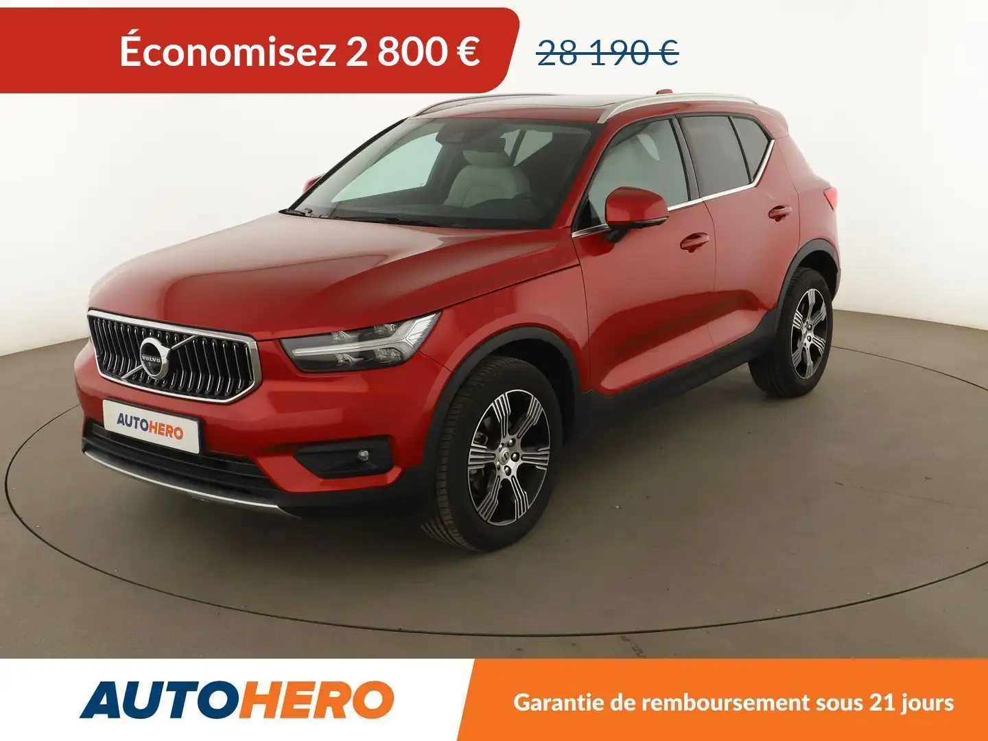Volvo XC40 1.5 T2 Inscription Geartronic 8 Rouge - 1