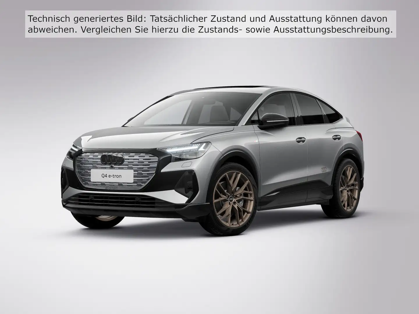 Audi Q4 e-tron Q4 Sportback 50 e-tron qu. PDC RFK NAVI HUD PANO Grau - 2