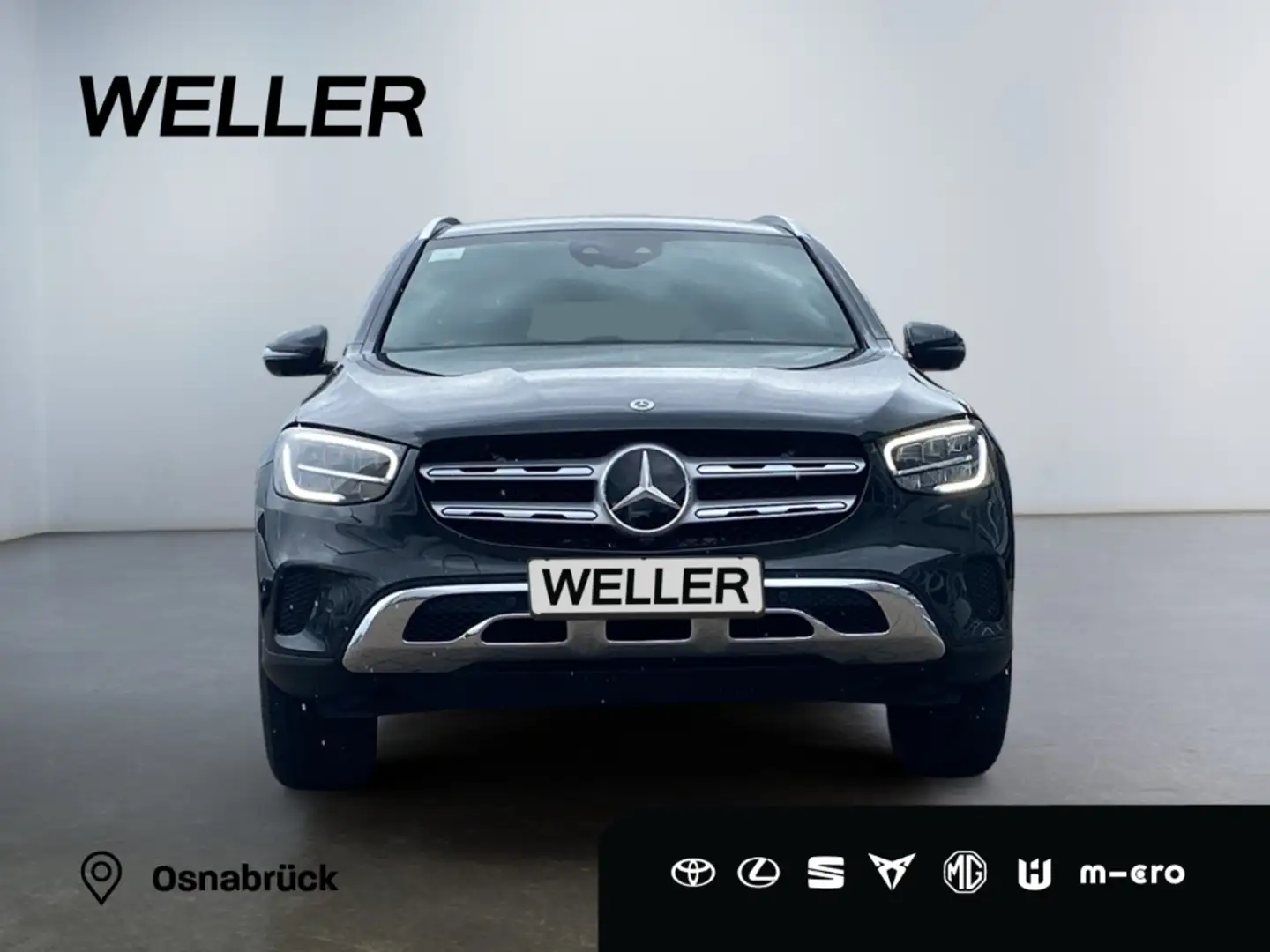 Mercedes-Benz GLC 220 d 4M 9G *LED*AHK*360*DISTR*el Heck*TWA* Grijs - 2
