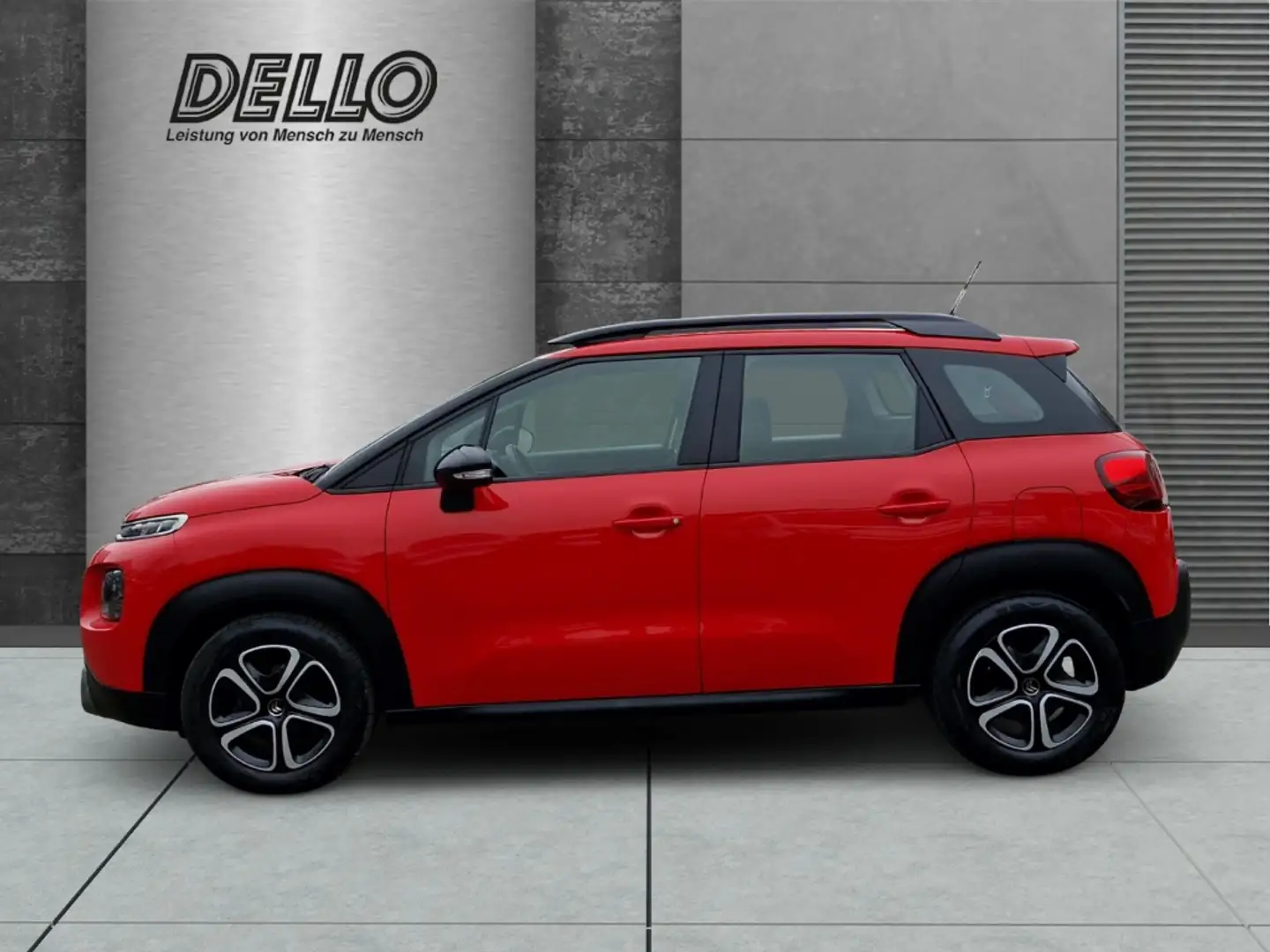 Citroen C3 Aircross Feel PureTech 82 AHK-abnehmbar Spurhalteass. Verke Rot - 2