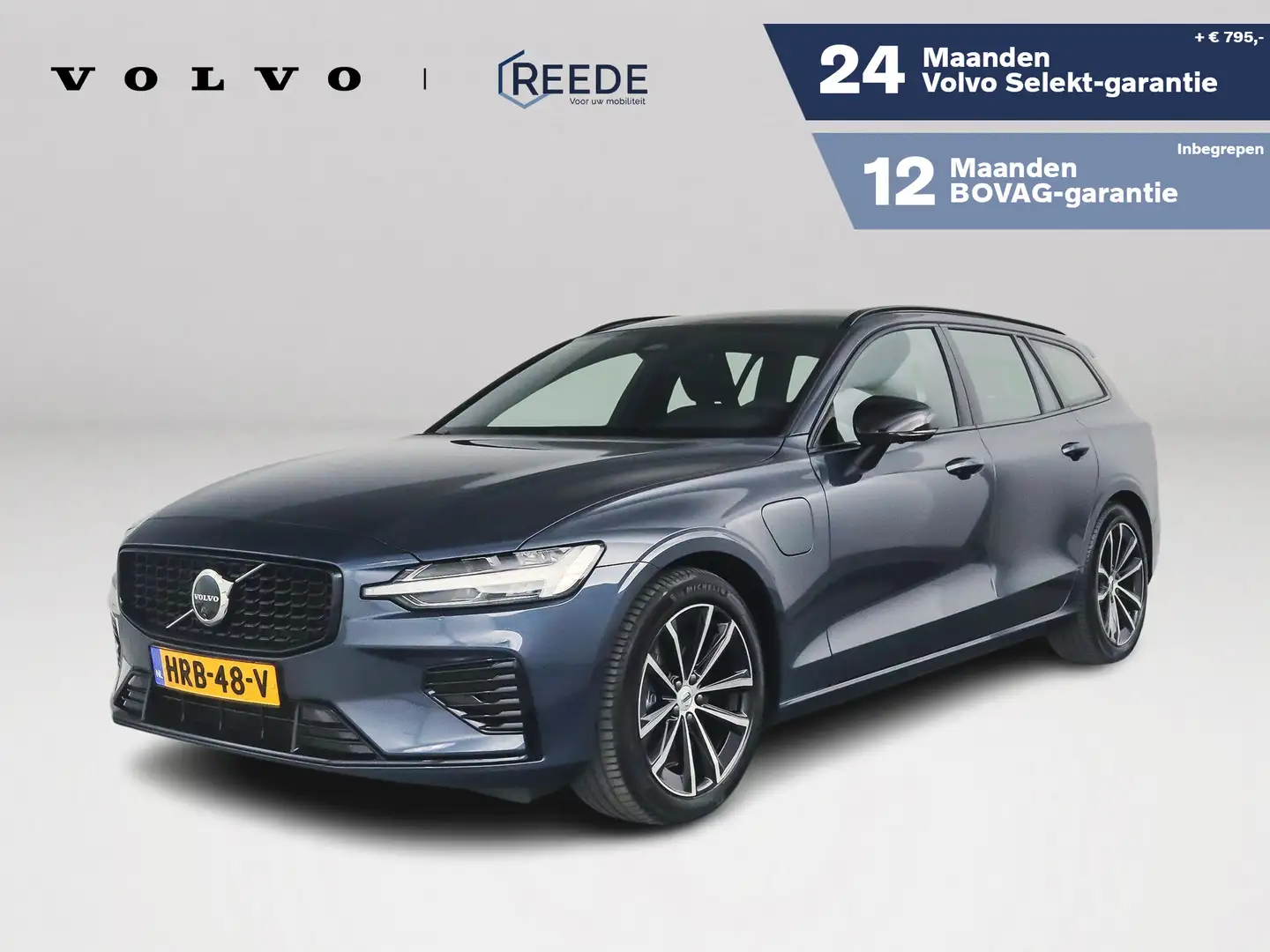 Volvo V60 T6 Plug-in hybrid AWD Plus Dark | 360° camera | Ha Blau - 1