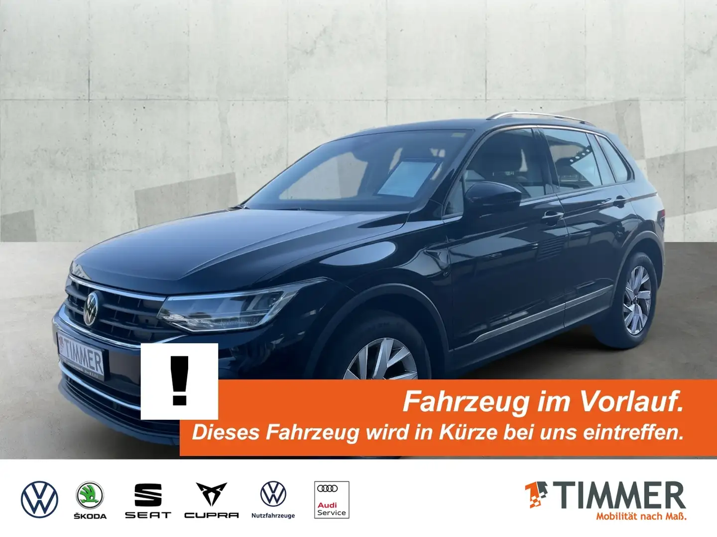 Volkswagen Tiguan 2.0 TDI DSG 4MOTION LIFE *AHK *LED *ACC *SHZ * Schwarz - 1