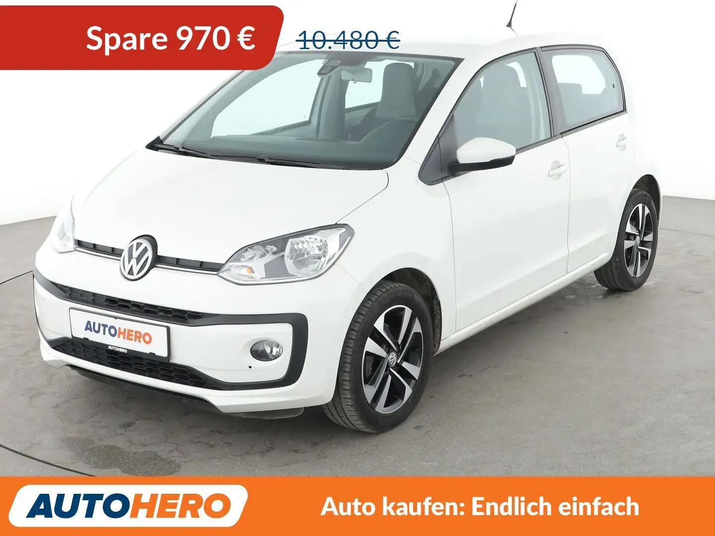 Volkswagen up! 1.0 Move up! BlueMotion*SHZ*KLIMA*TEMPO* Weiß - 1